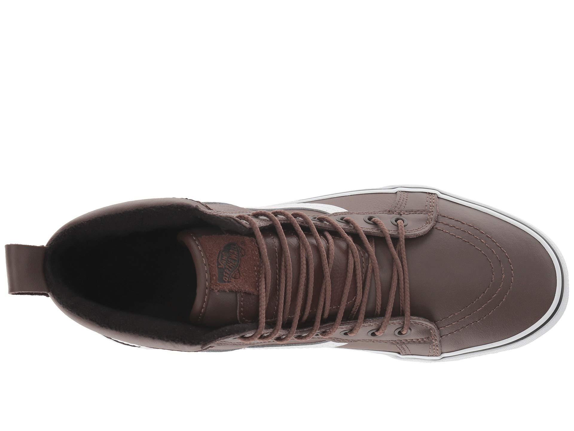 sk8 hi mte brown leather