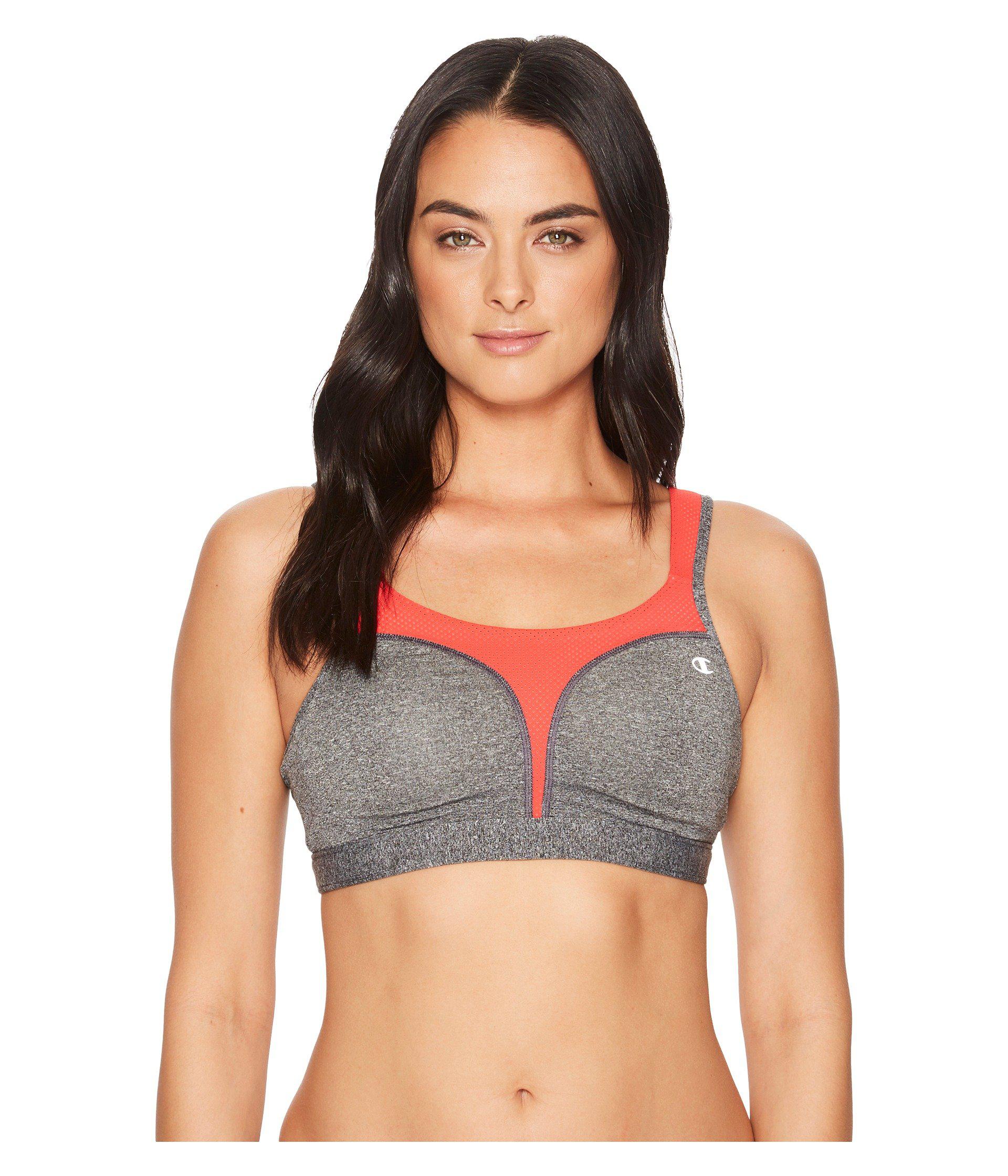 Champion Synthetic Spot Comfort R Full Support Sports Bra Oxford