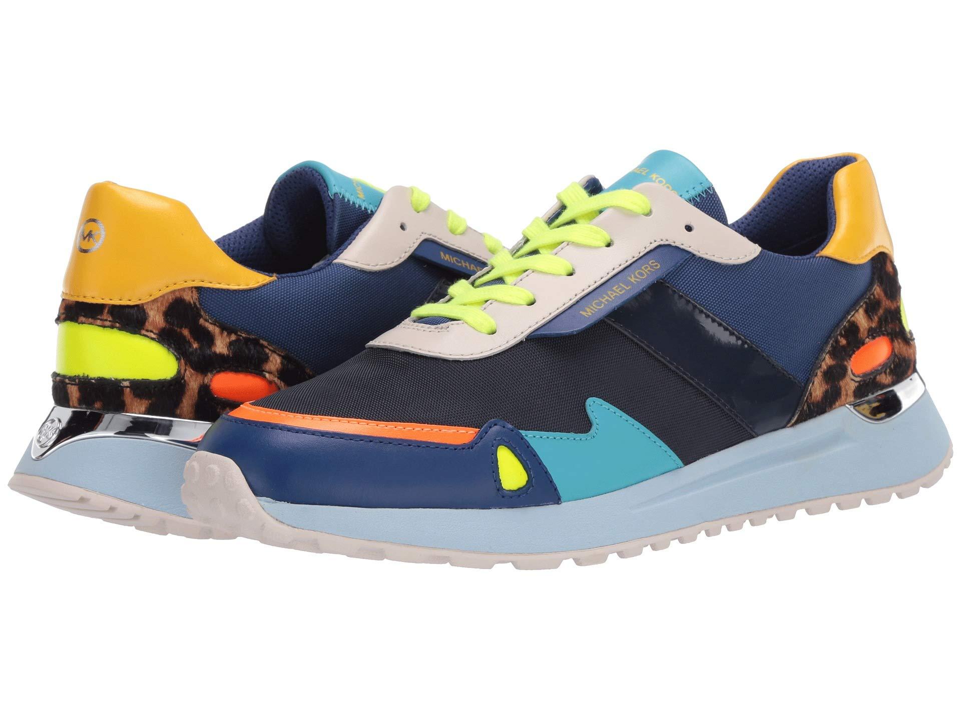 monroe mesh and leather trainer