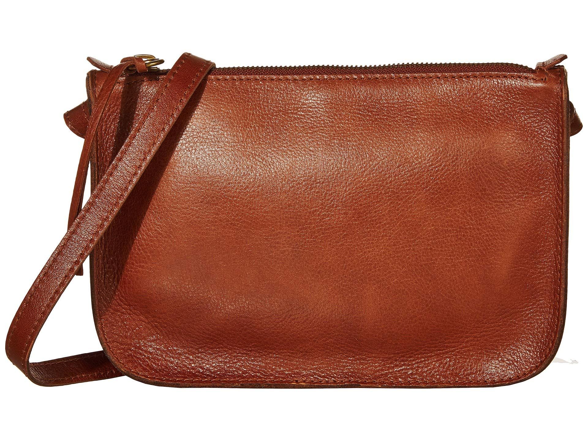 Leather Crossbody Madewell The Simple Crossbody Bag Madewell Brown