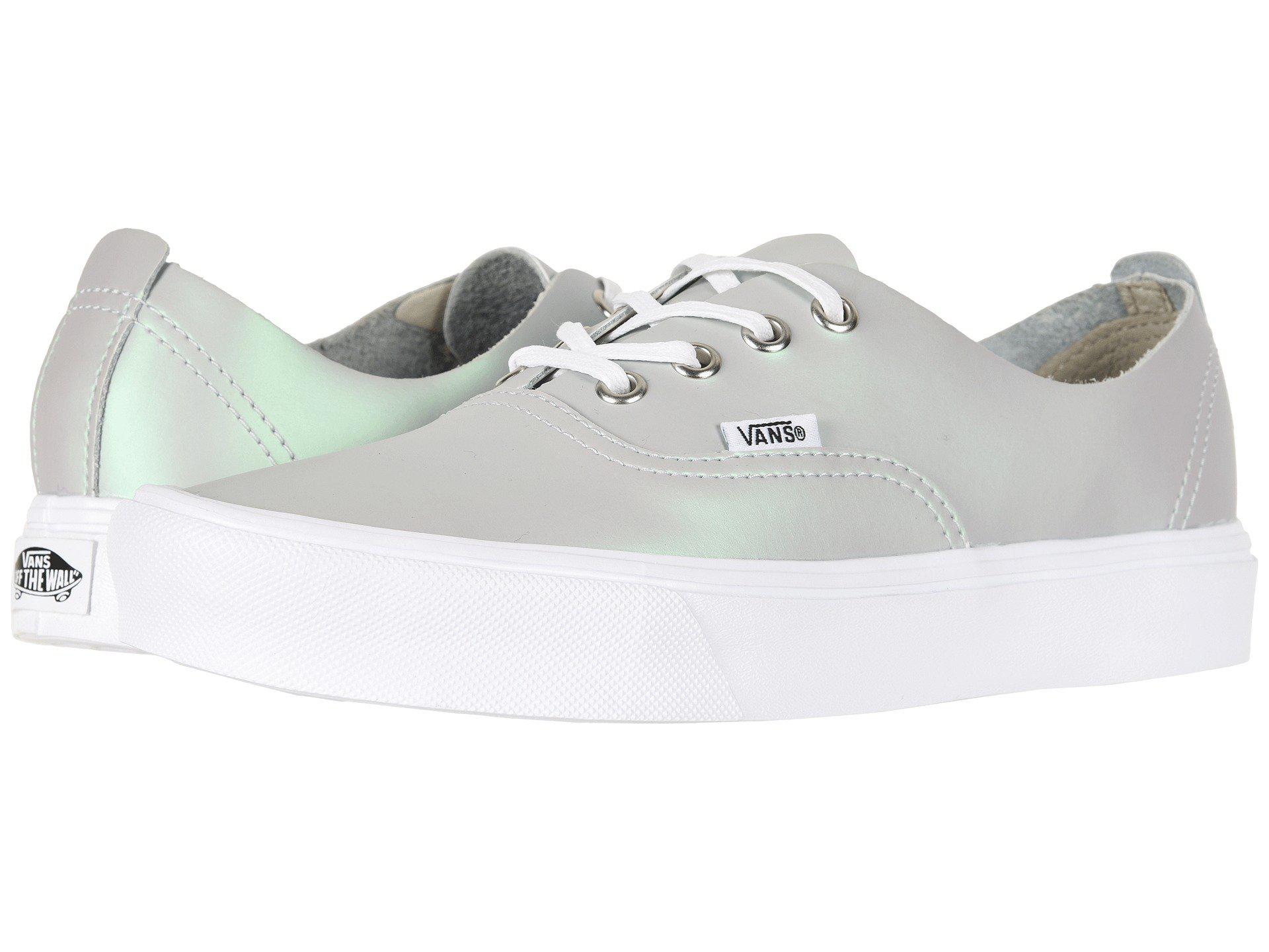 gray and green vans