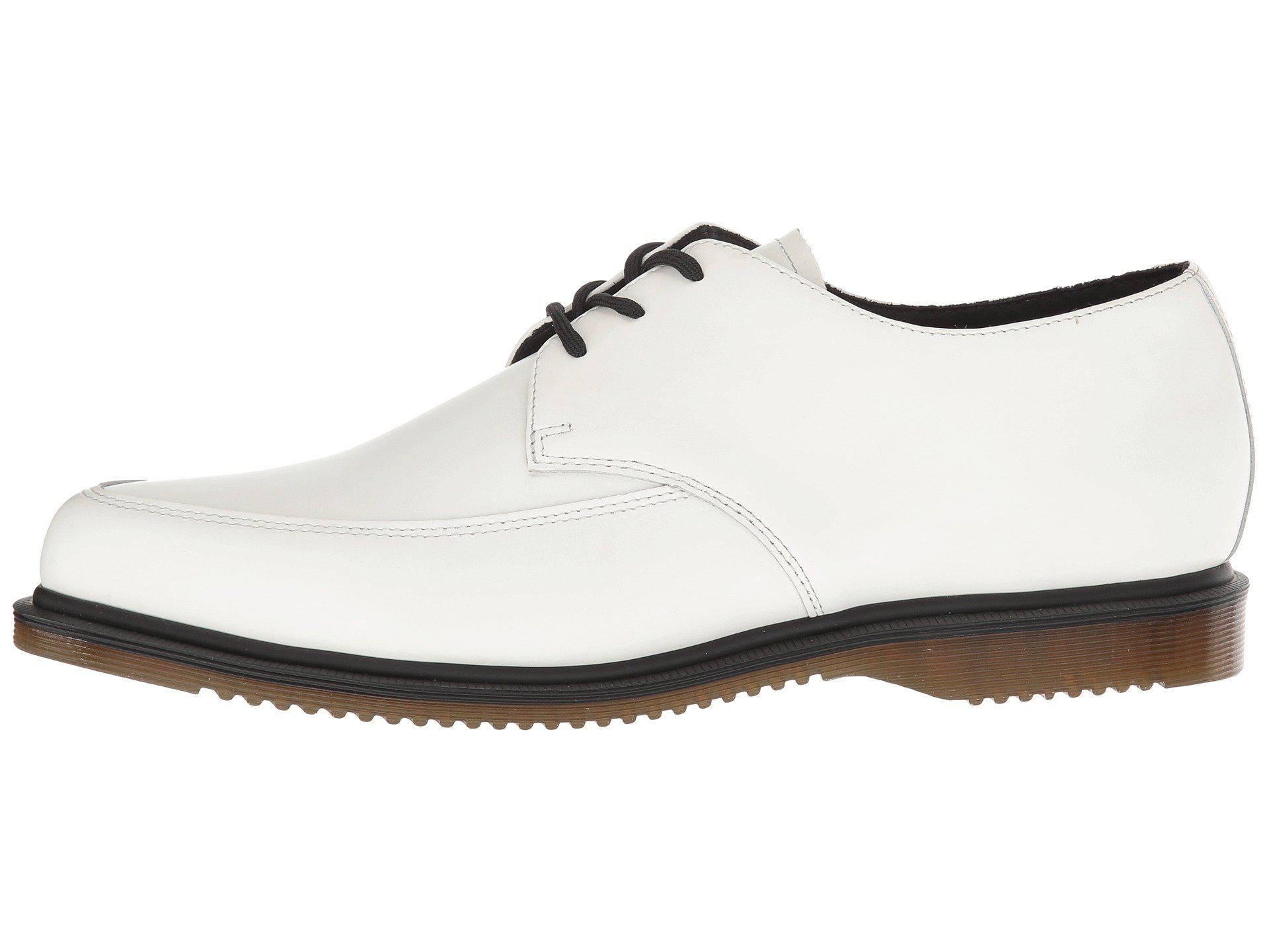 Dr. Martens Leather Willis Creeper (white Smooth) Shoes for Men - Lyst