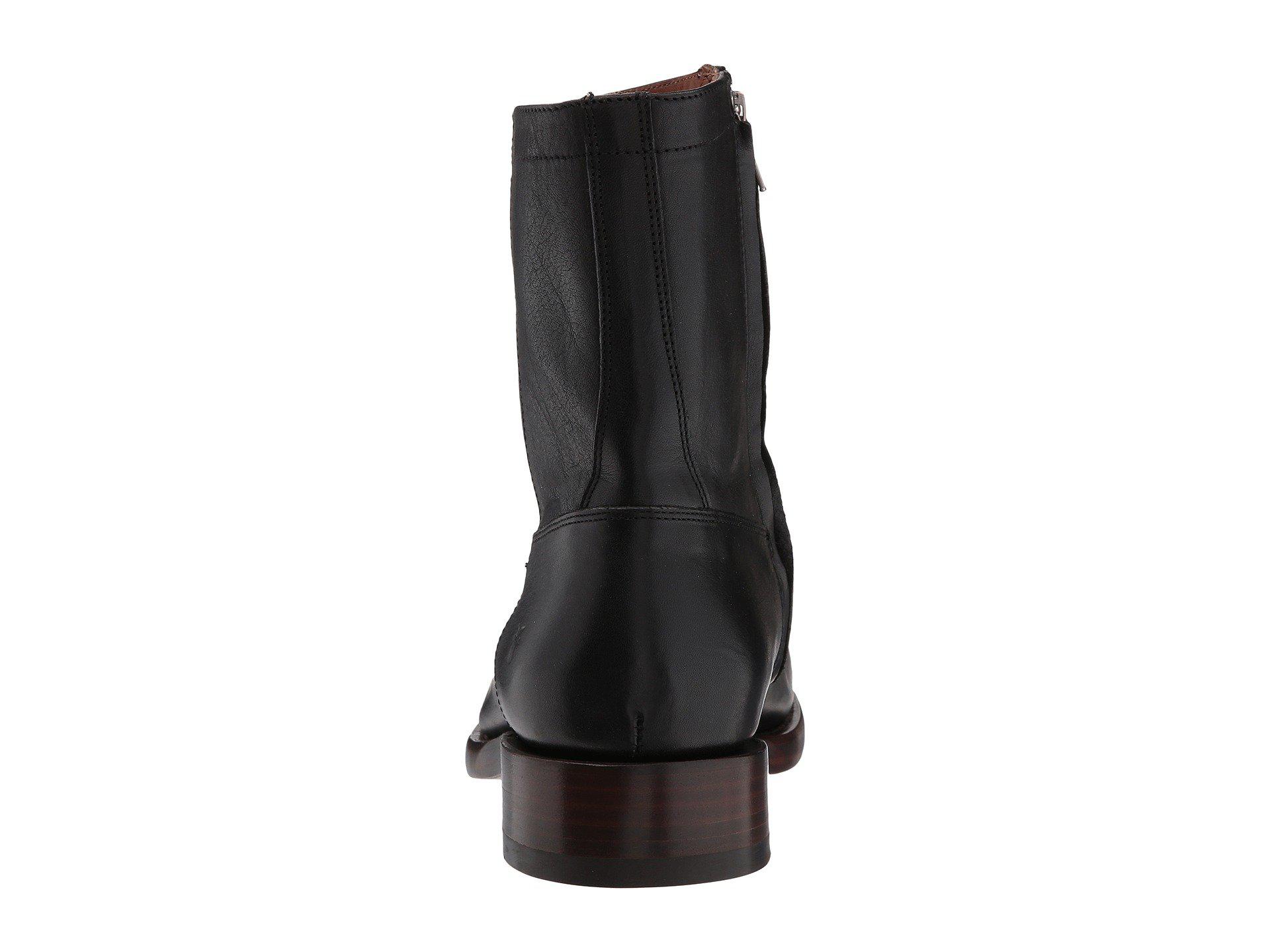 Frye Weston Inside Zip black Tumbled Full Grain Men s Pull on