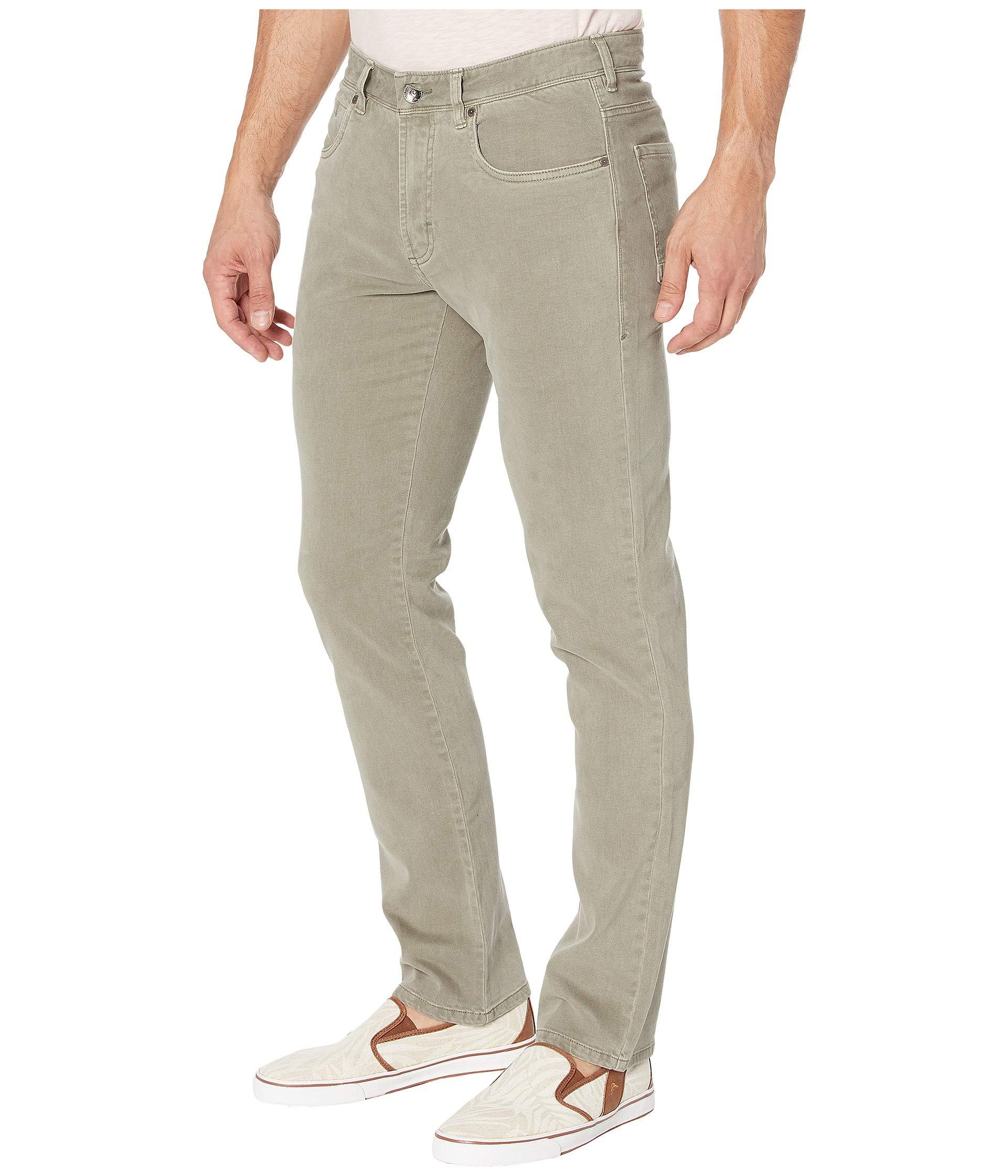 Tommy Bahama Cotton Boracay Brushed-twill Jeans in Beige (Natural) for ...