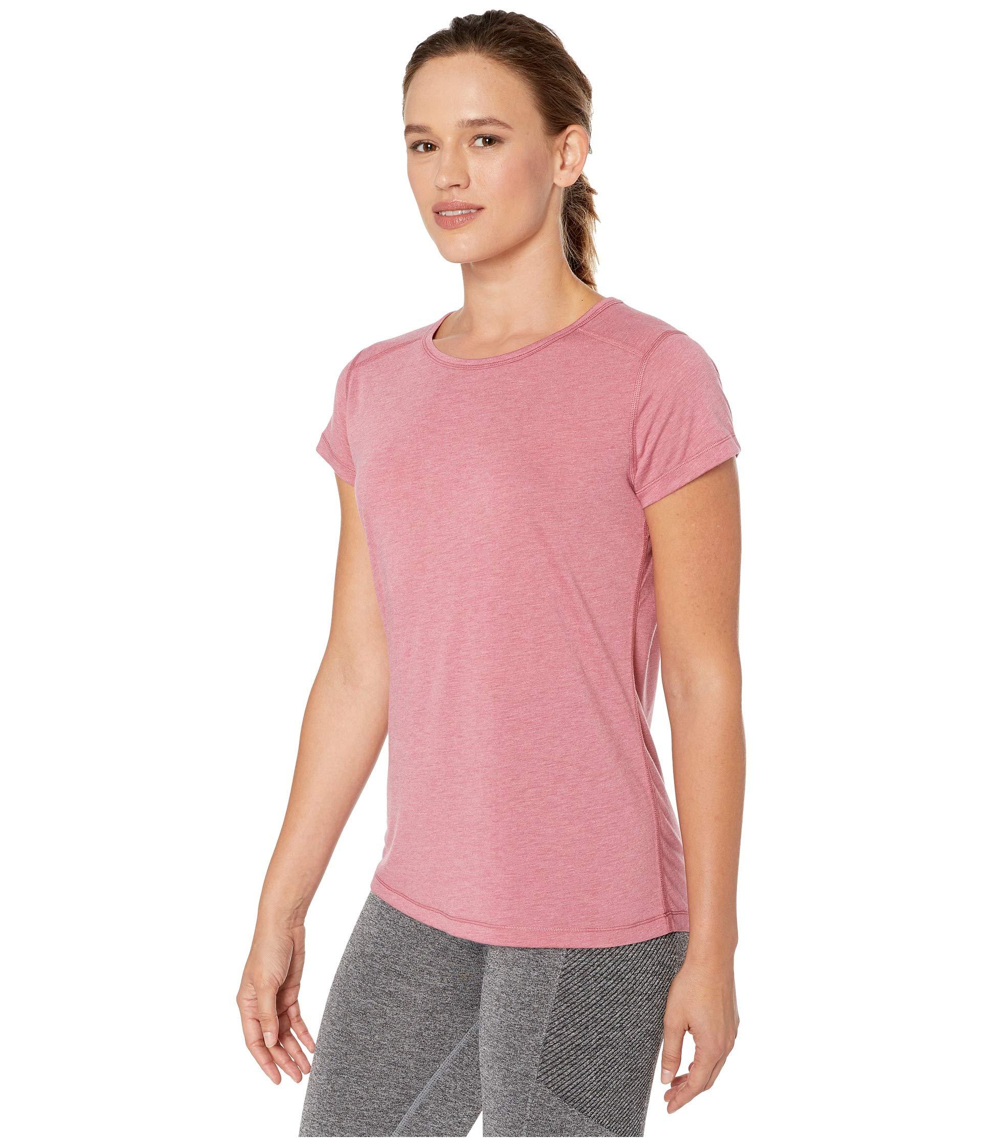 Lorna Jane Synthetic Move Freely Active Tee in Pink - Lyst