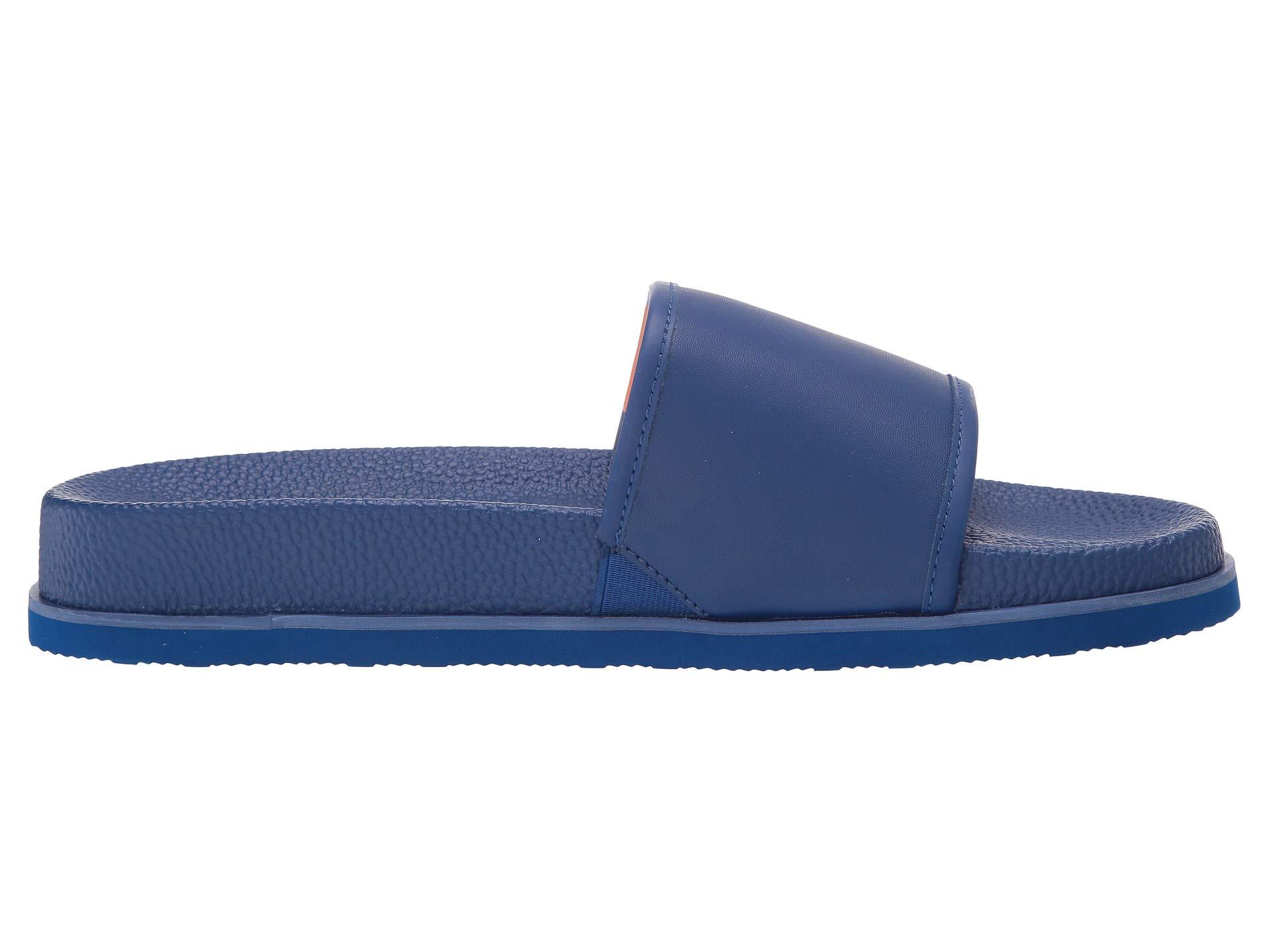 Calvin Klein Mackee Slide Sandal in Blue for Men | Lyst