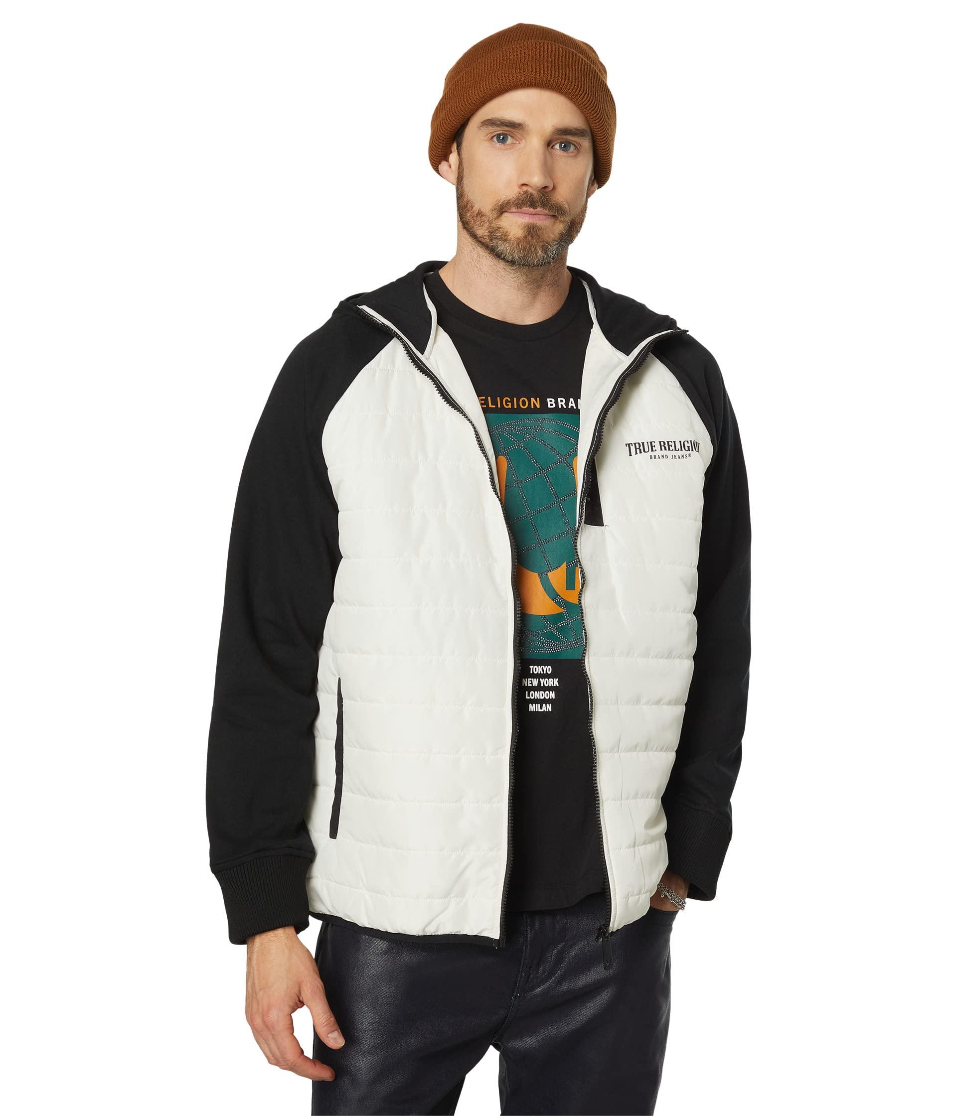 True Religion Multi Puffer Hood Jacket in Black for Men Lyst