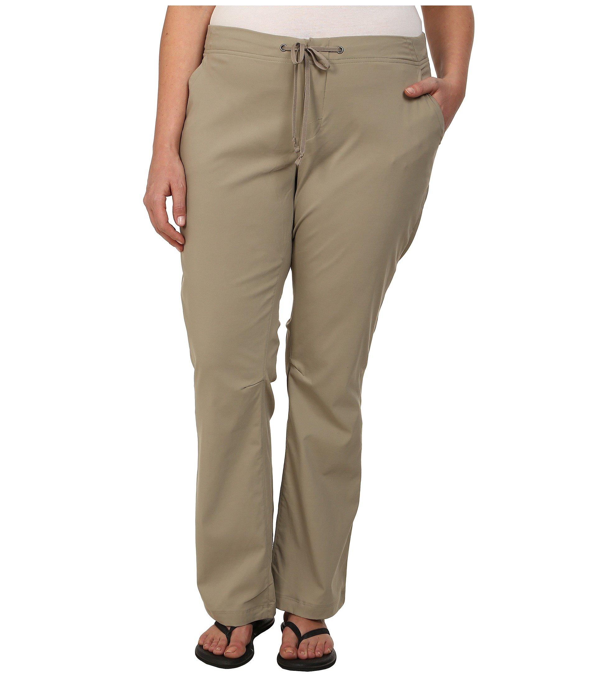 Columbia Synthetic Plus Size Anytime Outdoortm Boot Cut Pant in Beige (Natural) - Lyst