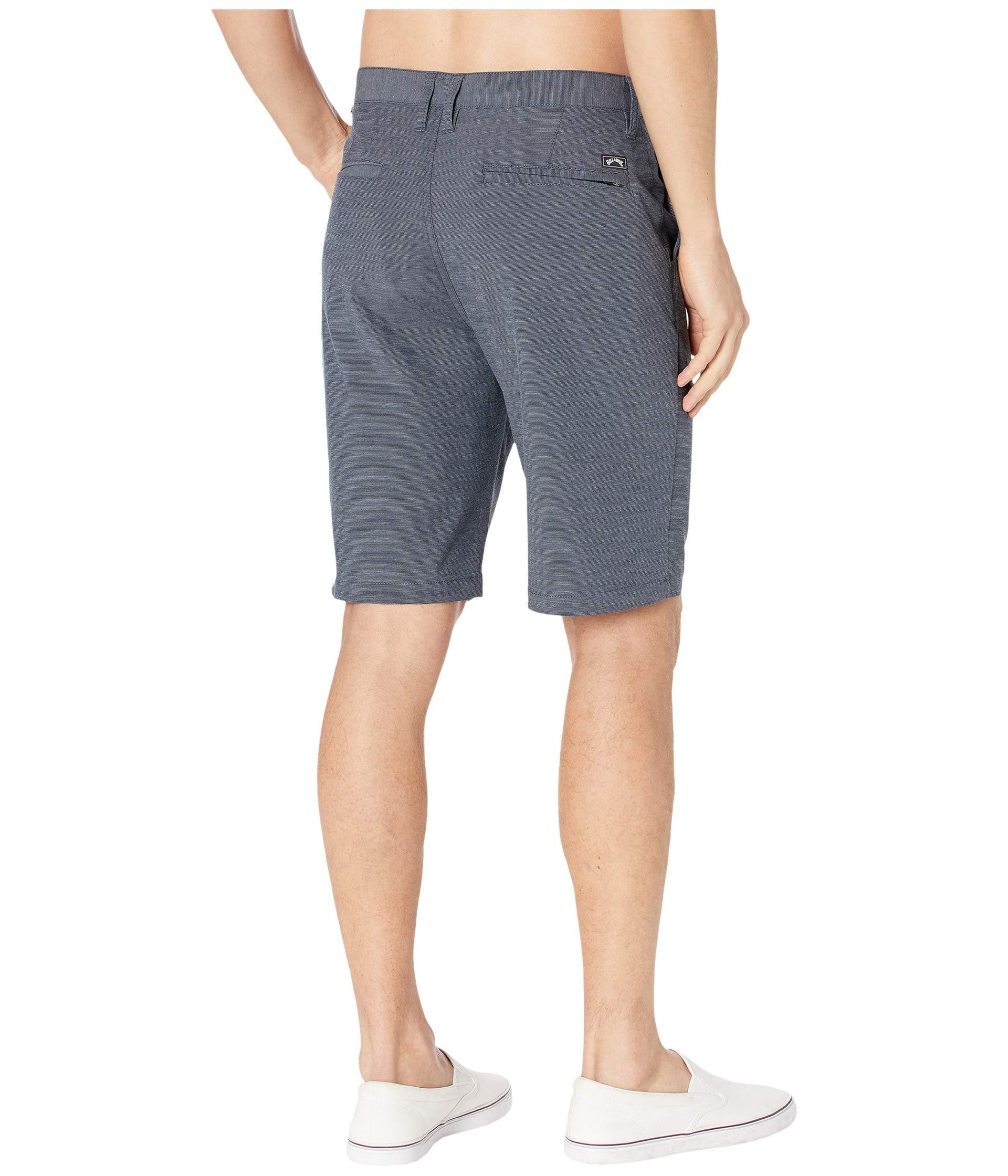 Billabong Cotton 21 Crossfire Submersible Shorts in Navy (Blue) for Men