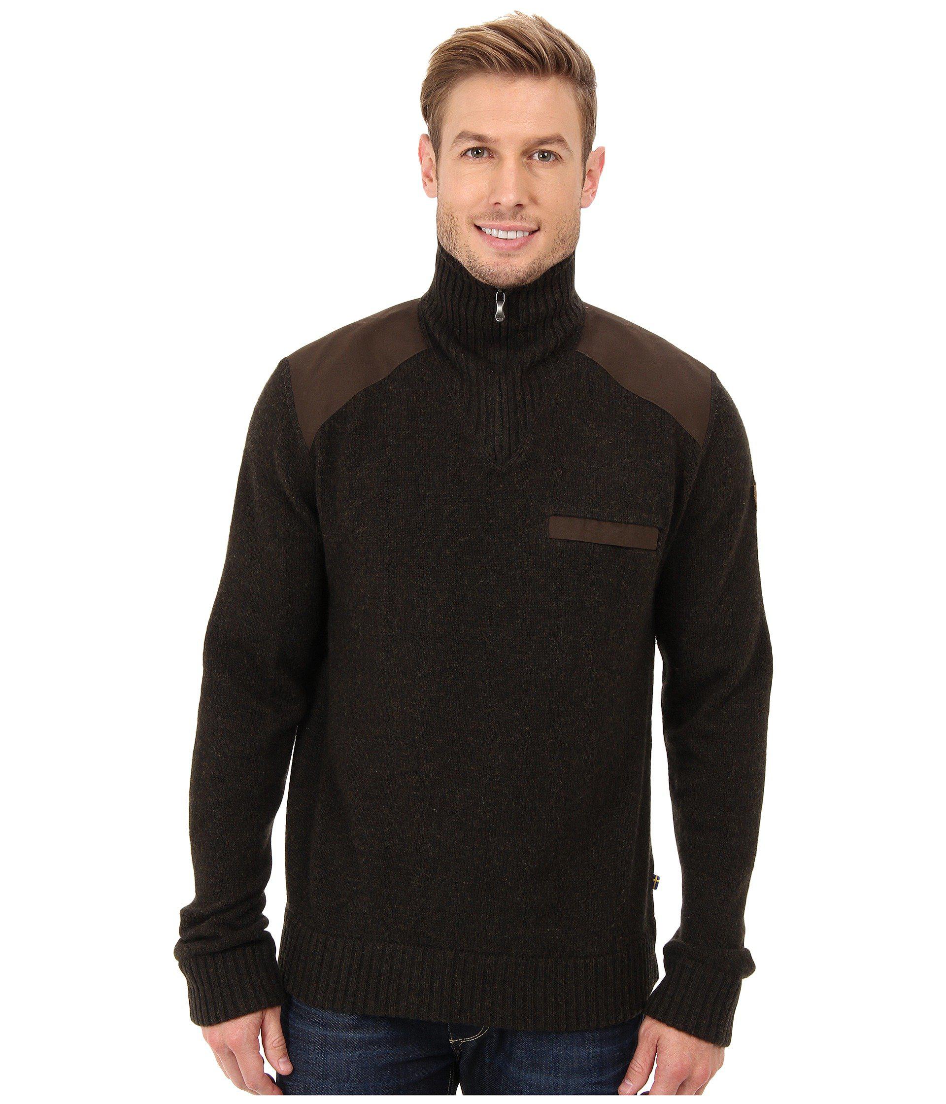 fjällräven koster sweater dark olive