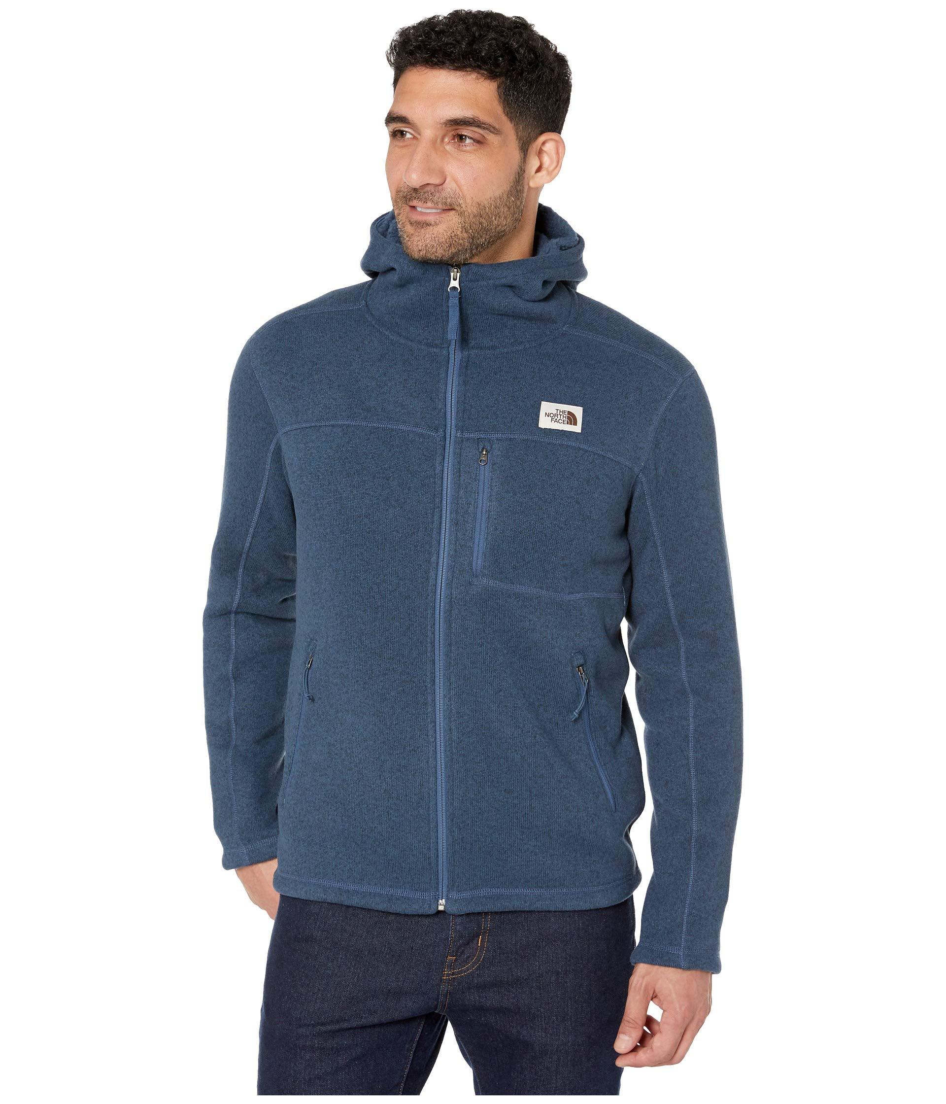 dark blue north face hoodie