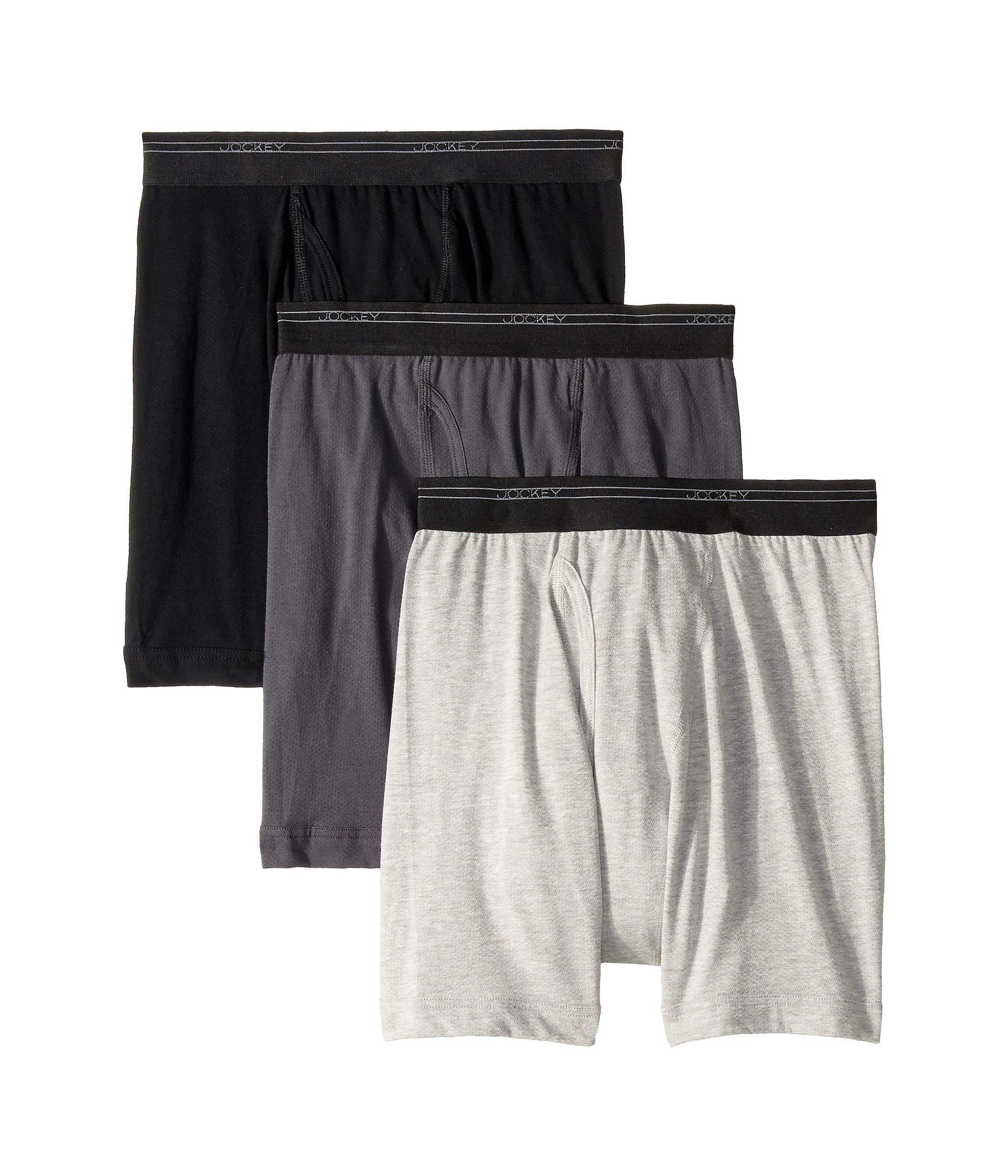Jockey Breathable Mesh Cotton Classic Boxer Brief 3-pack for Men - Lyst