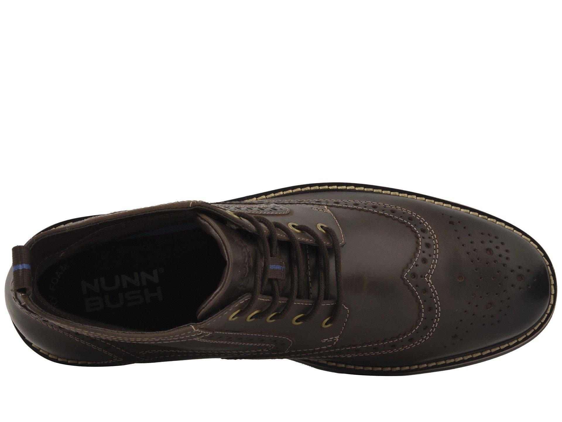 nunn bush odell men's wingtip dress boots