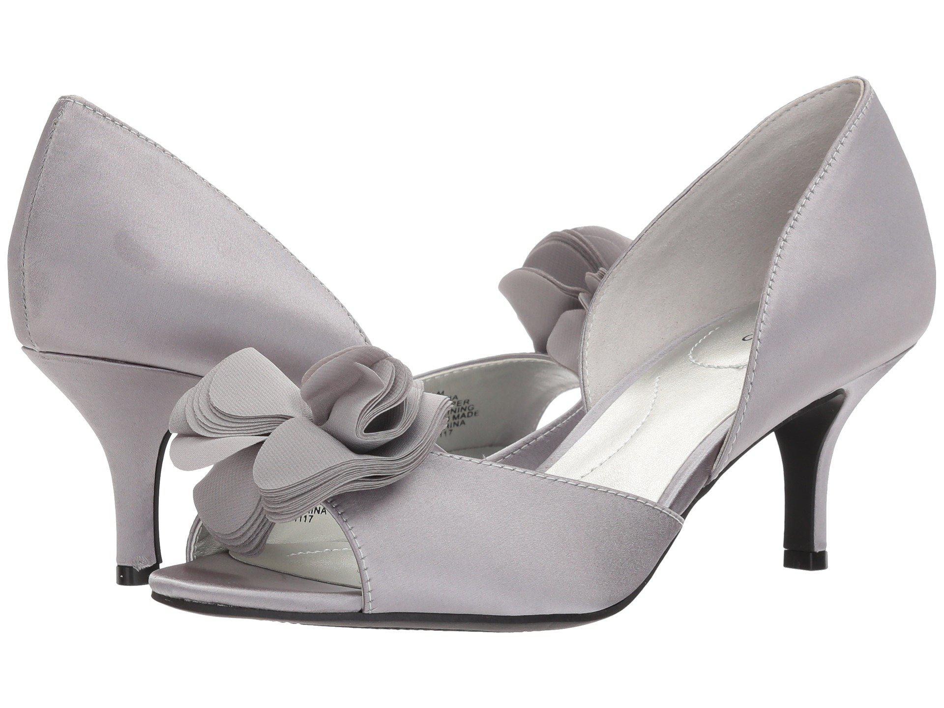grey formal shoes women's
