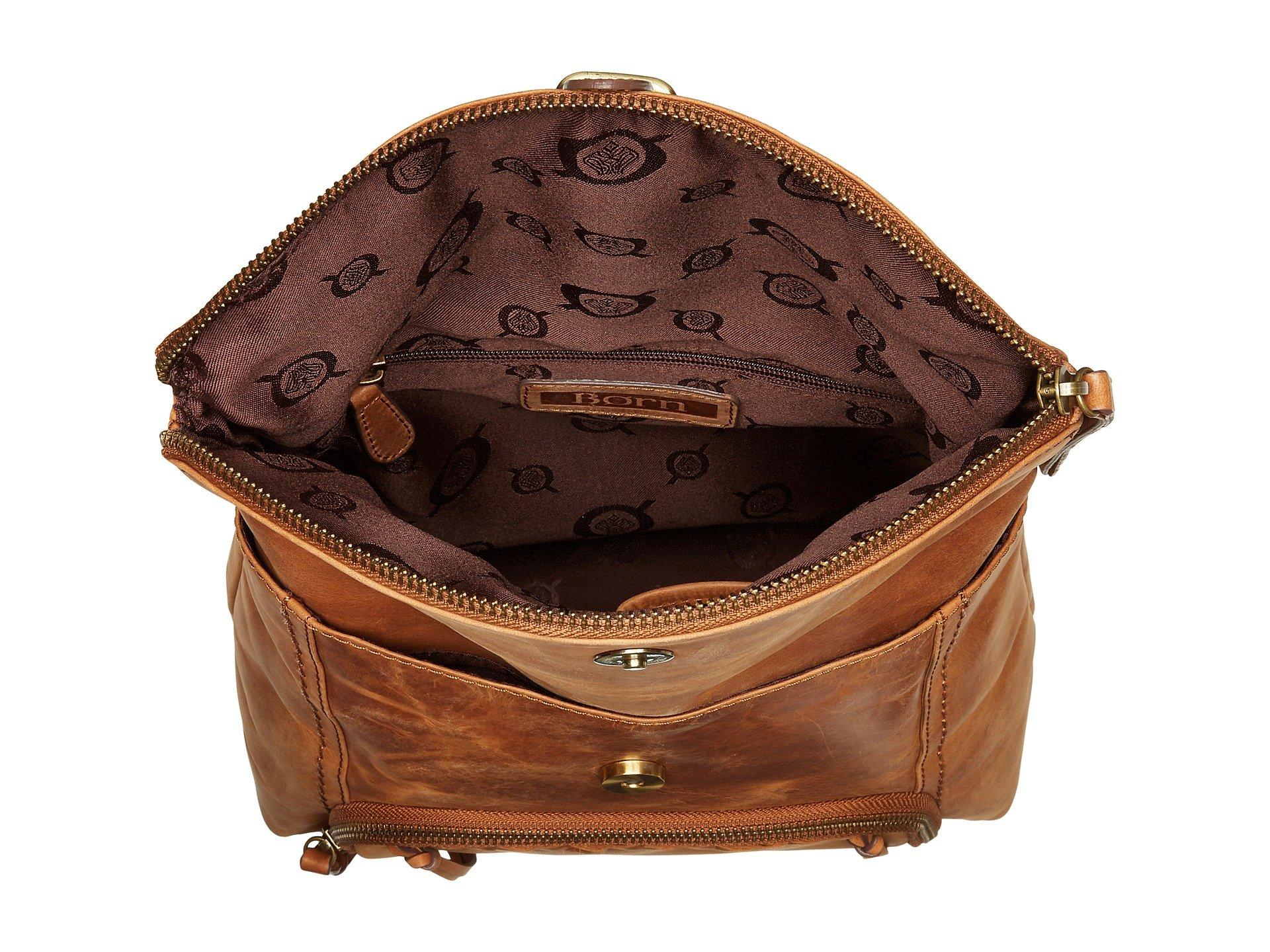 born distressed leather tote