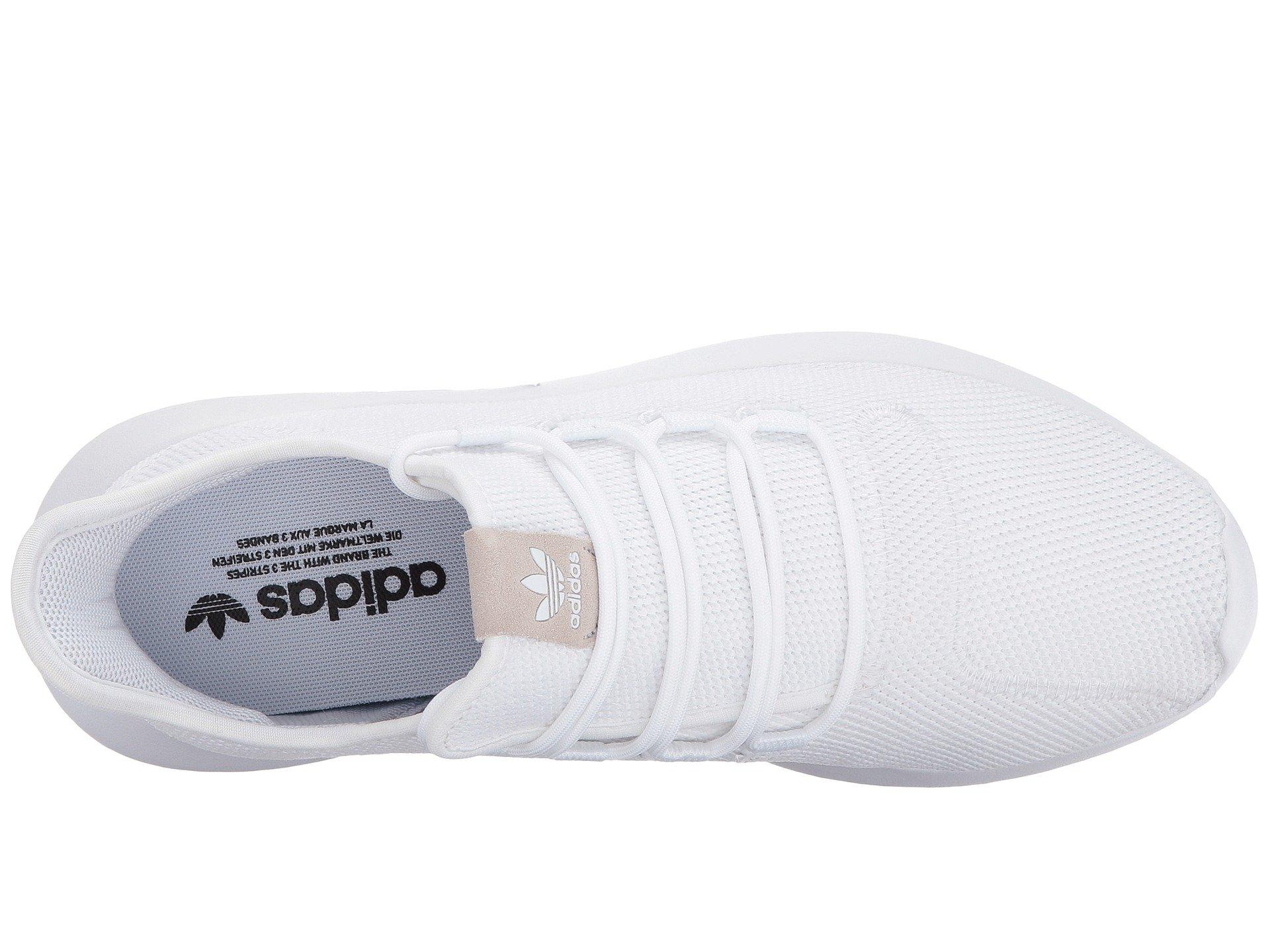 adidas Originals Rubber Tubular Shadow Running Shoe in White/Black/White  (White) for Men - Lyst