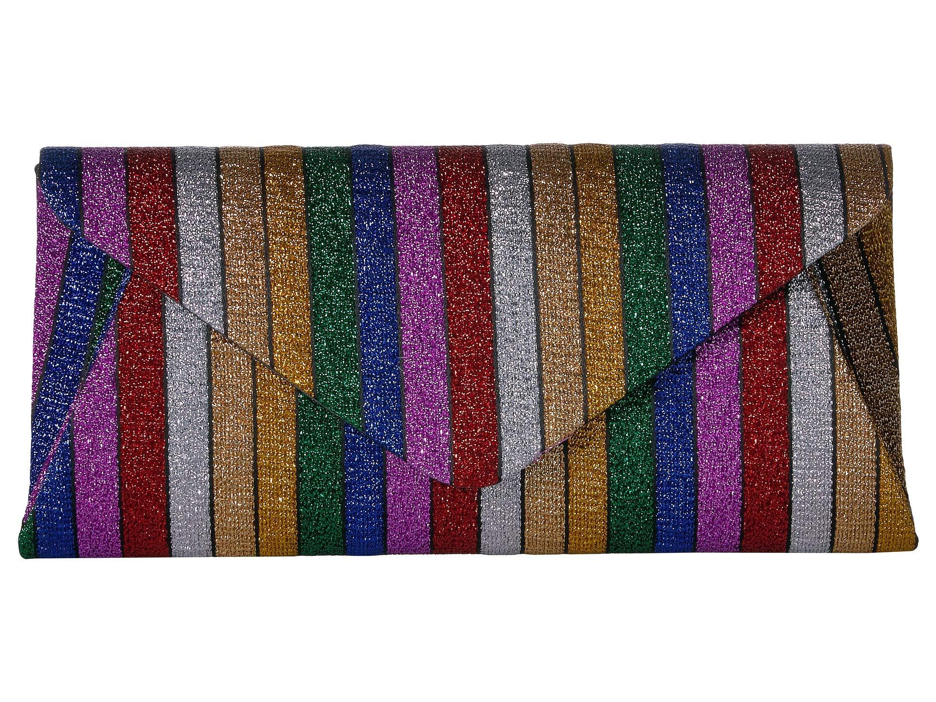 nina rainbow clutch