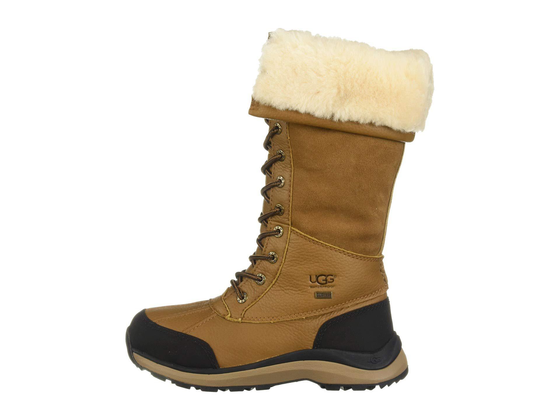 UGG Leather Adirondack Tall Boot Iii (chestnut) Women's 