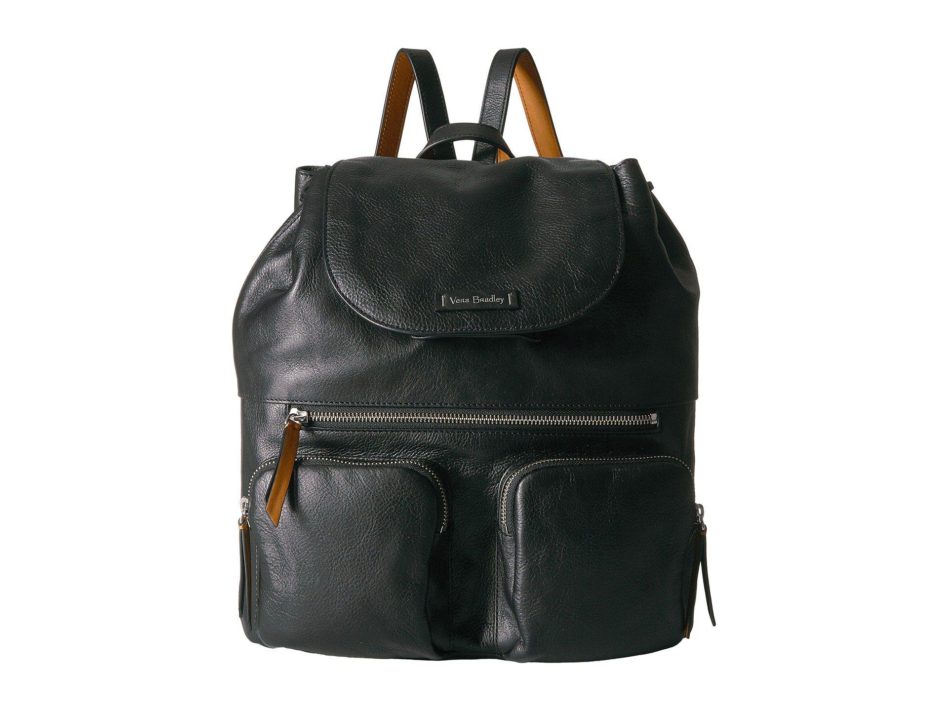 vera bradley black backpack purse