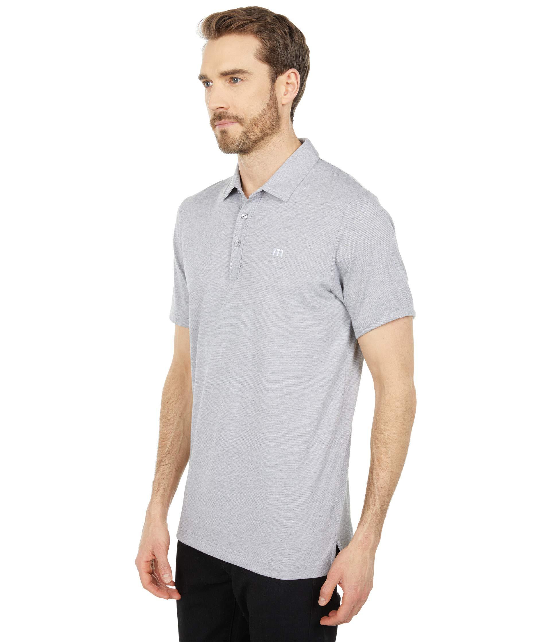 travis mathew grey polo