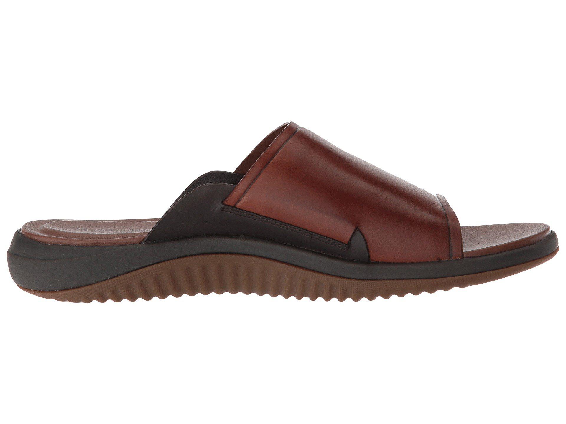 Cole Haan Leather 2.zerogrand Slide Sandal in Brown for Men | Lyst