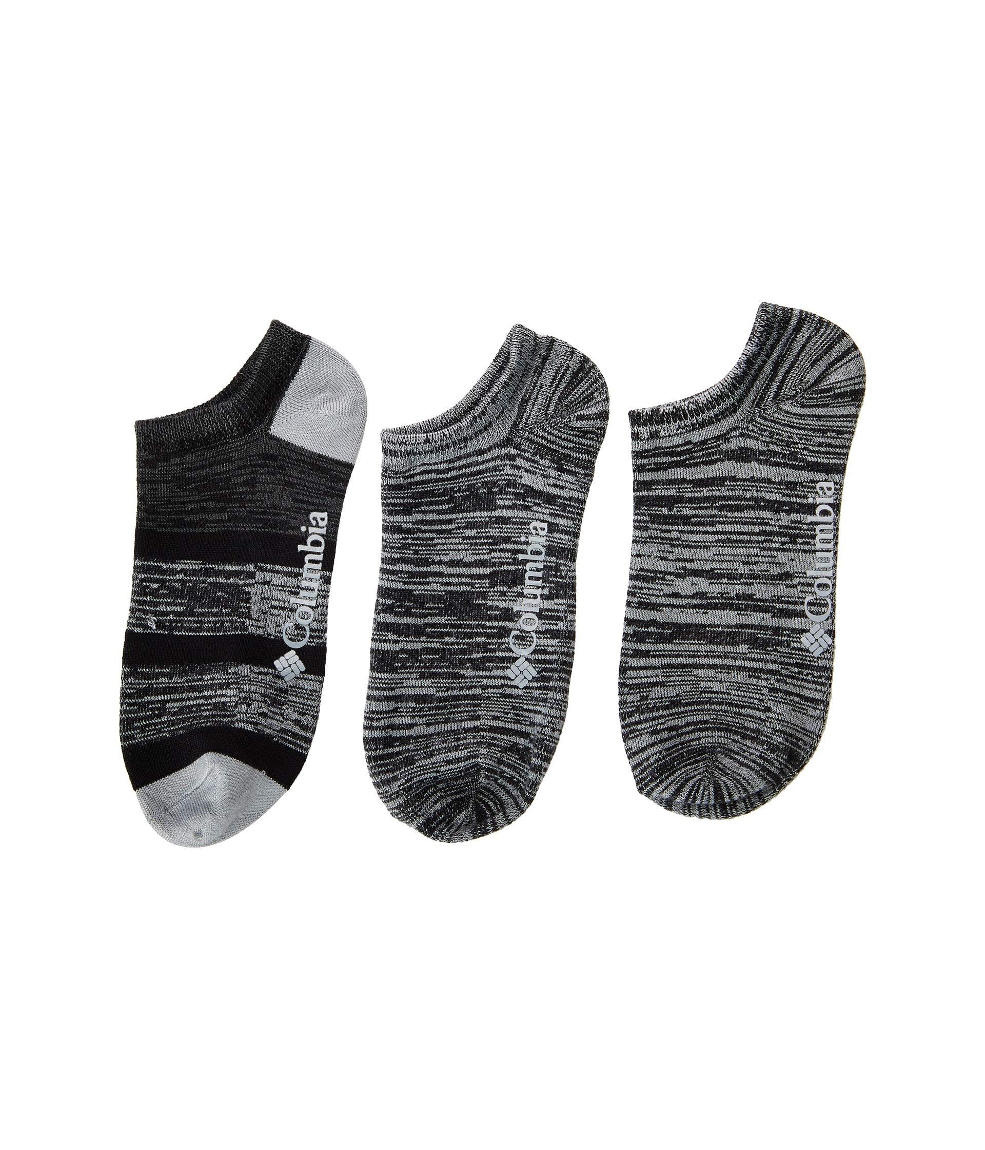 Columbia No Show Bootie Sock in Black Lyst