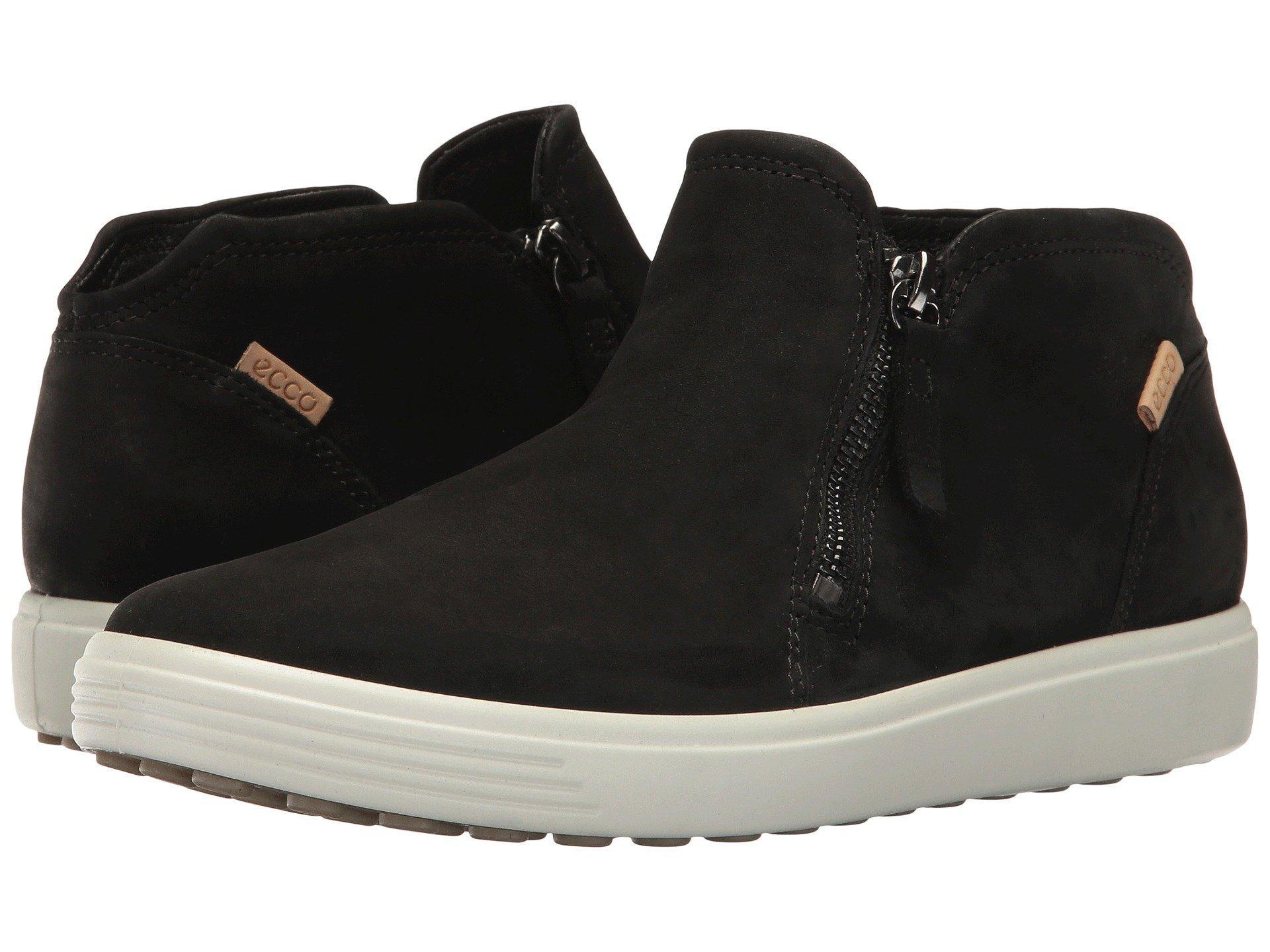 ecco soft low cut zip bootie