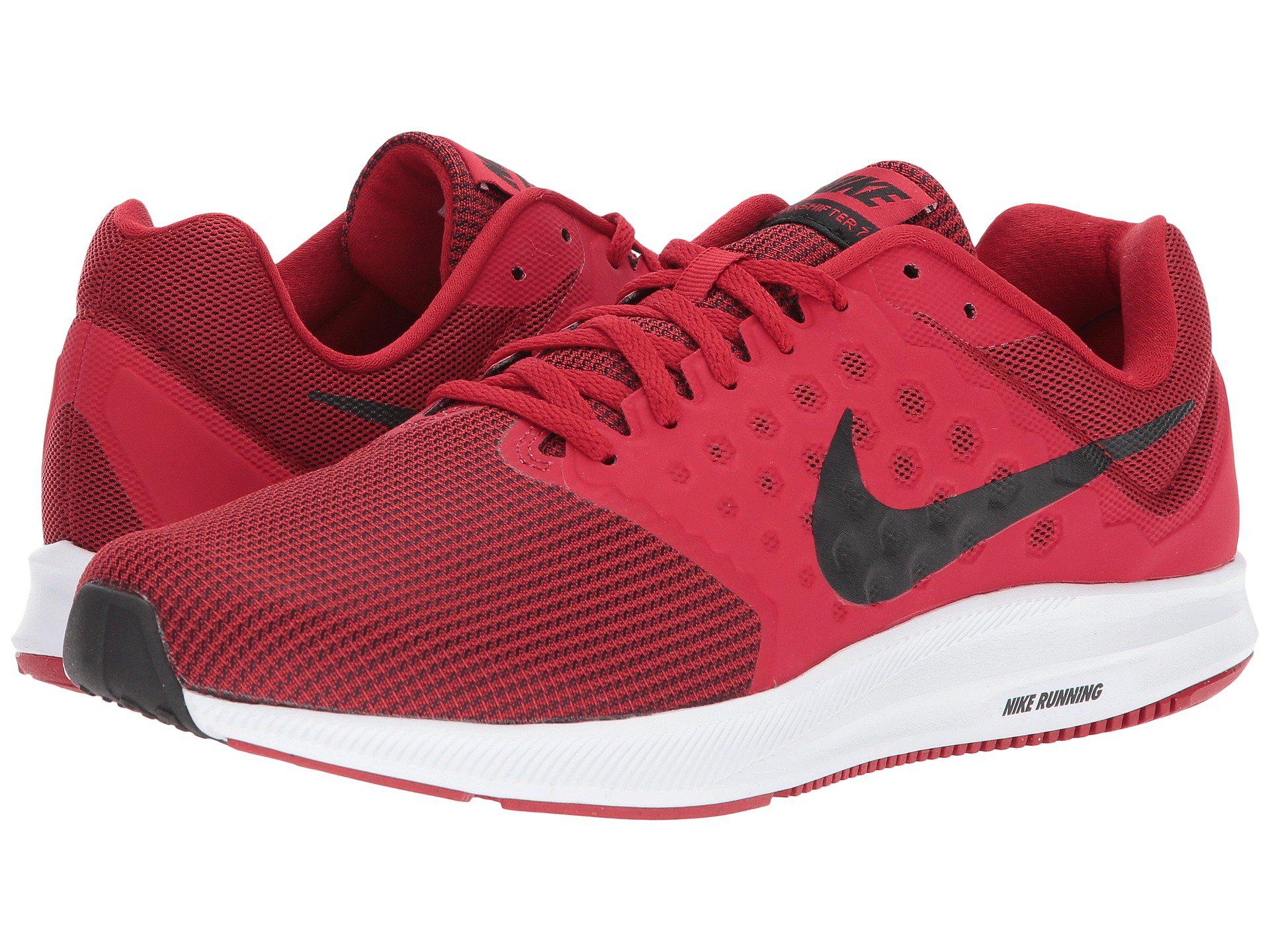 Nike Synthetic Downshifter 7 Running Shoe in University Red Black White (Red)  for Men - Lyst