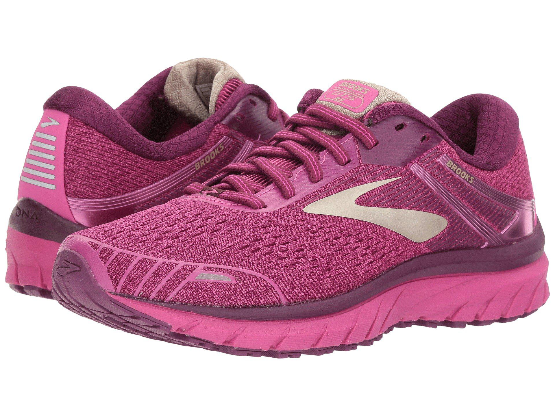 brooks adrenaline gts 18 womens rose gold