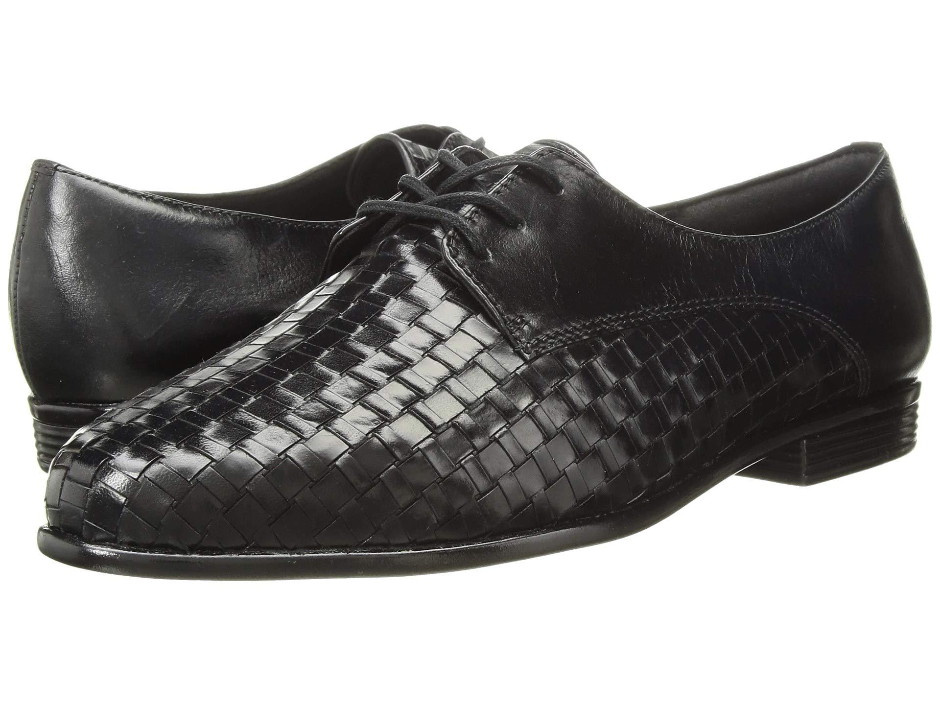 Trotters Leather Lizzie In Black Lyst