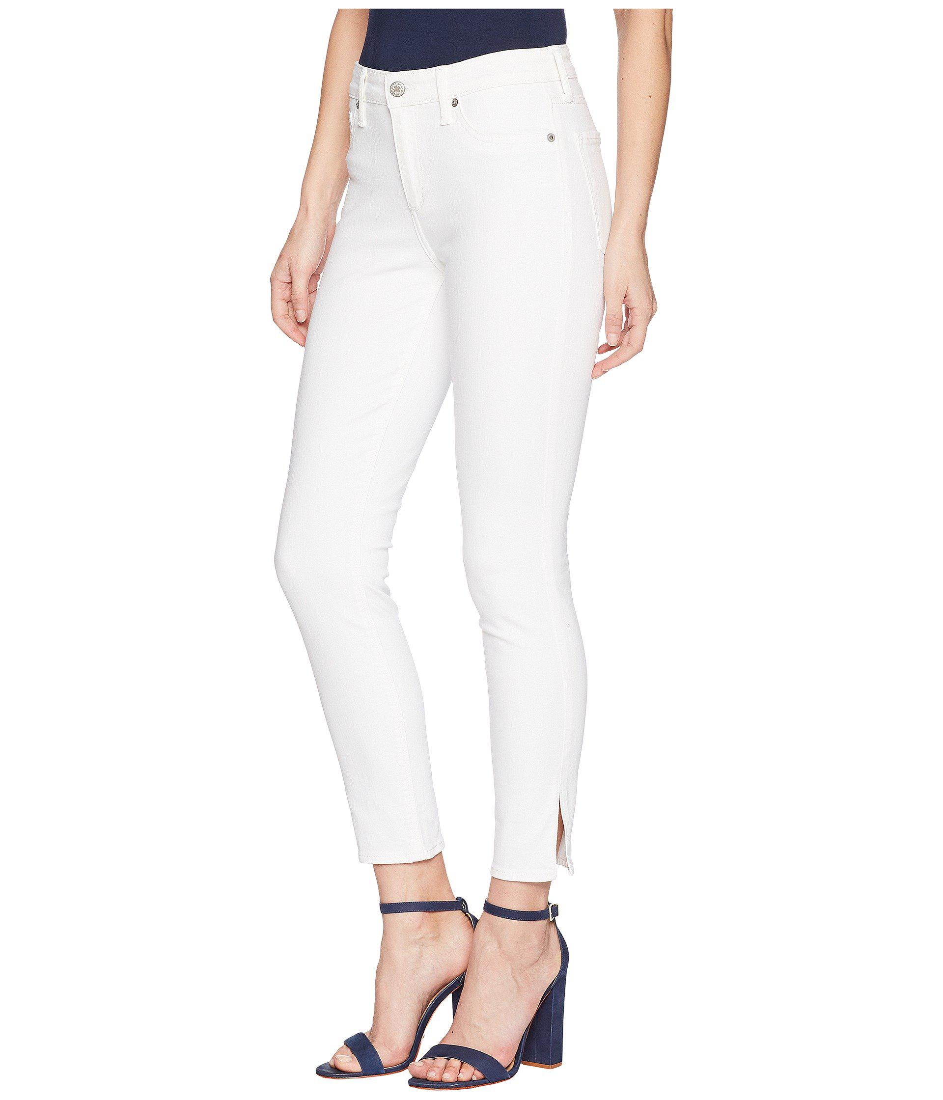 lucky brand ava skinny white