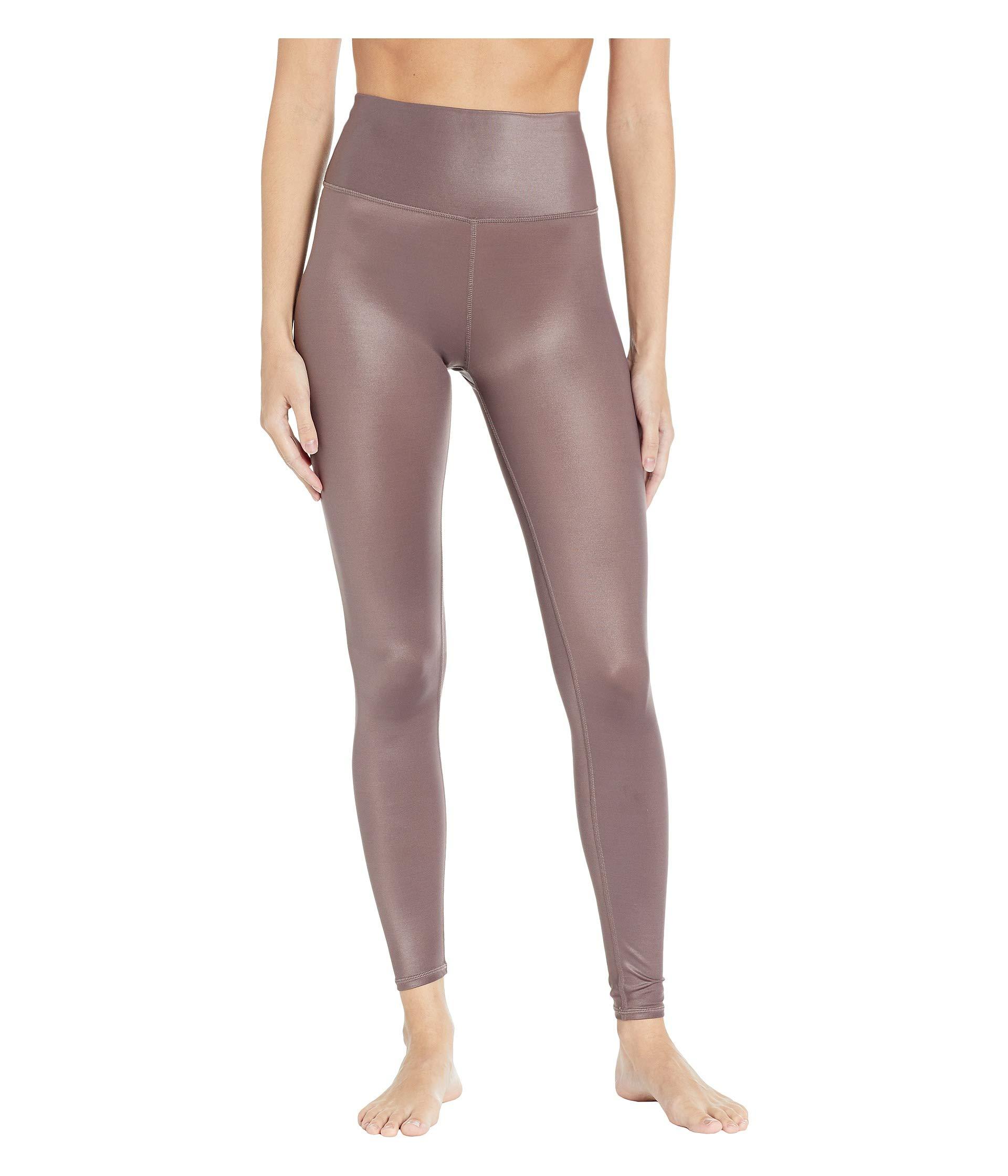 High Waist Shine Leggings (coco Shine 