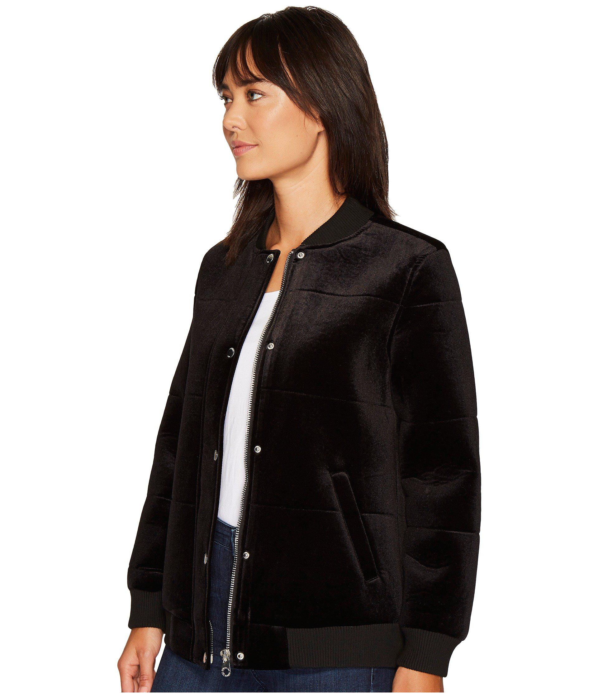 members only black bomber jacket