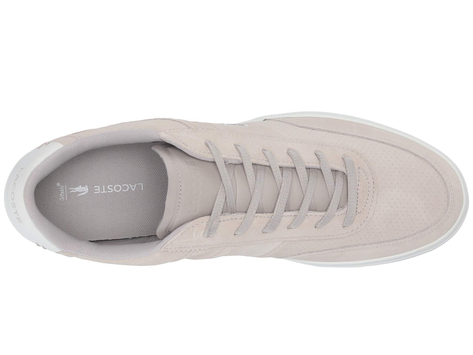 lacoste court master grey