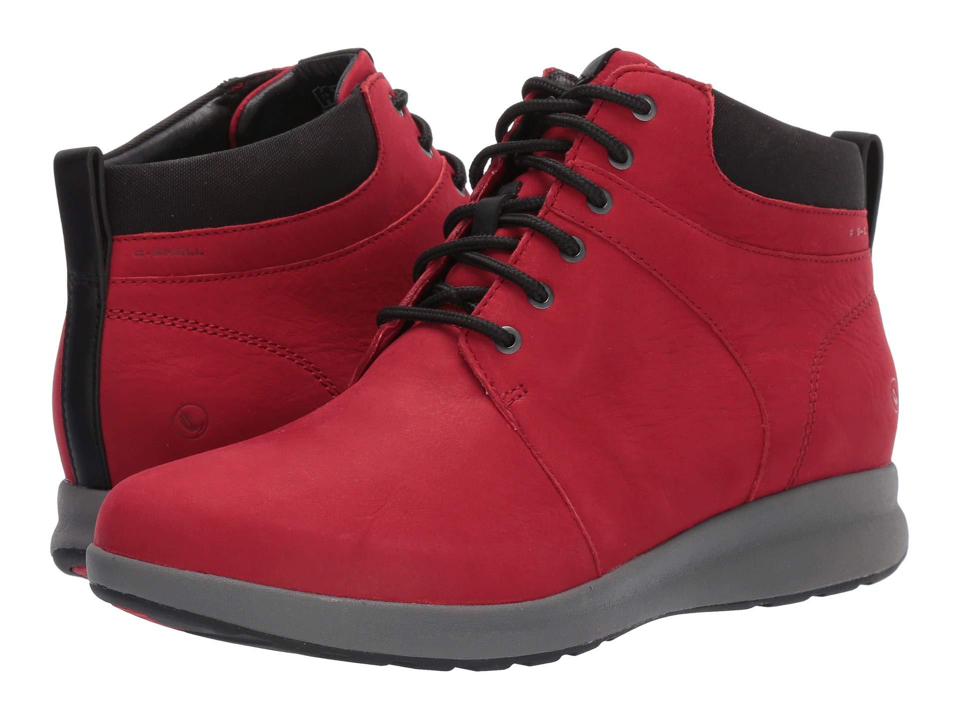 clarks un adorn lace red