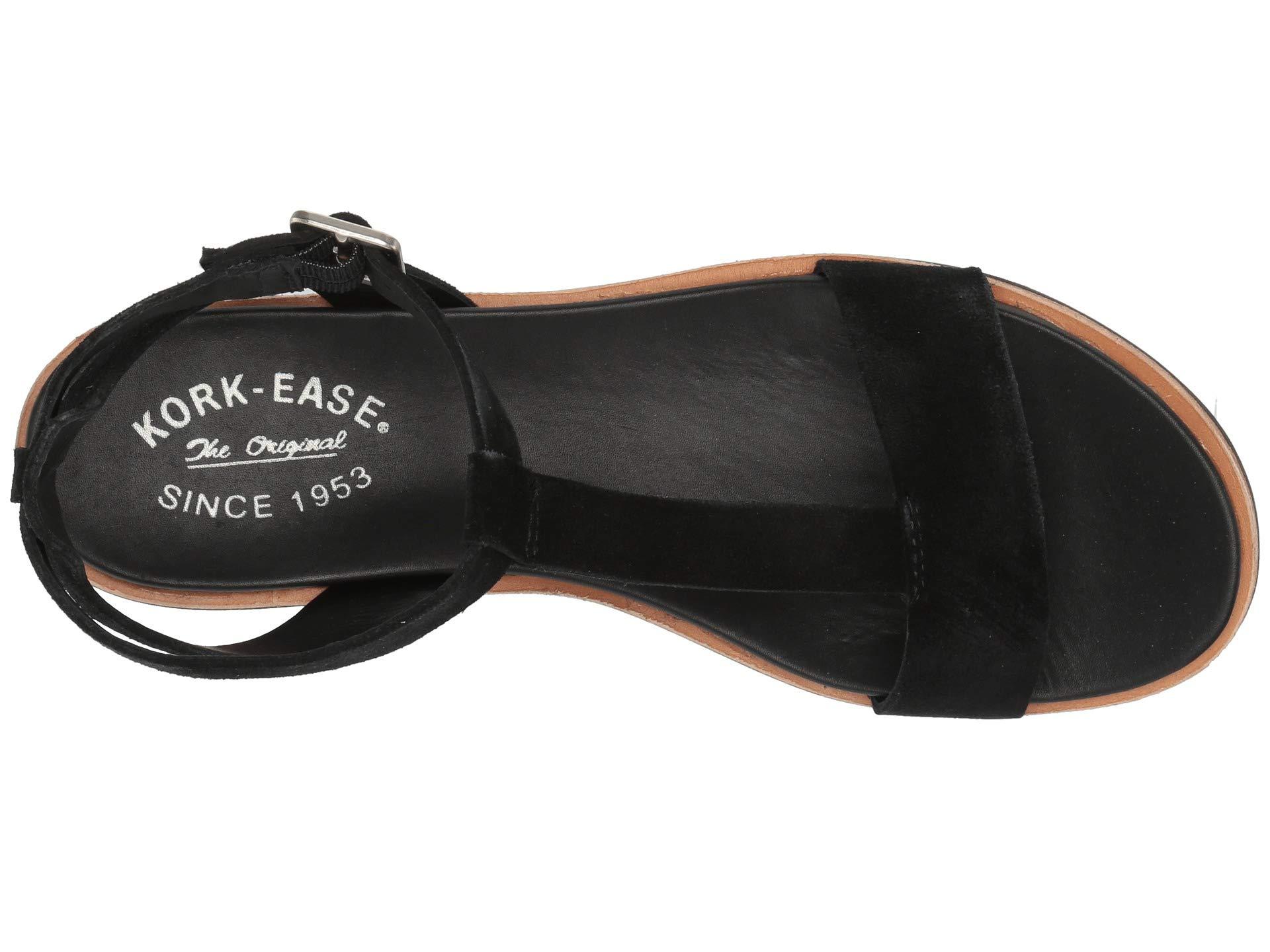 KorkEase Suede Zukey in Black Lyst