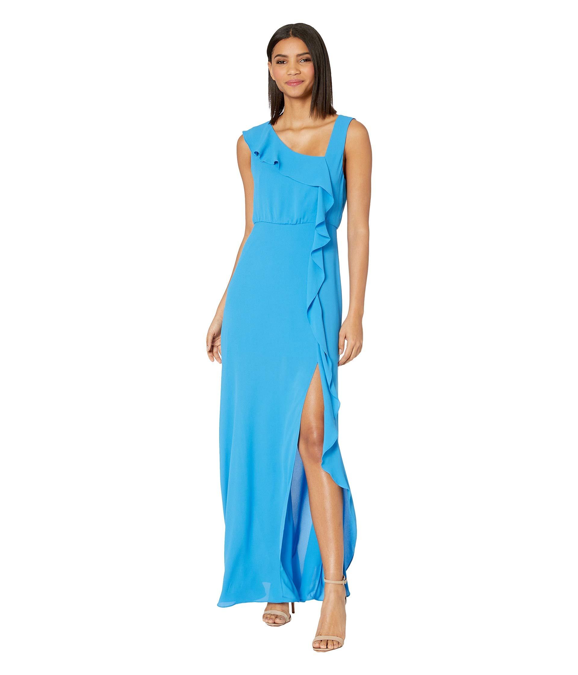 bcbg blue gown