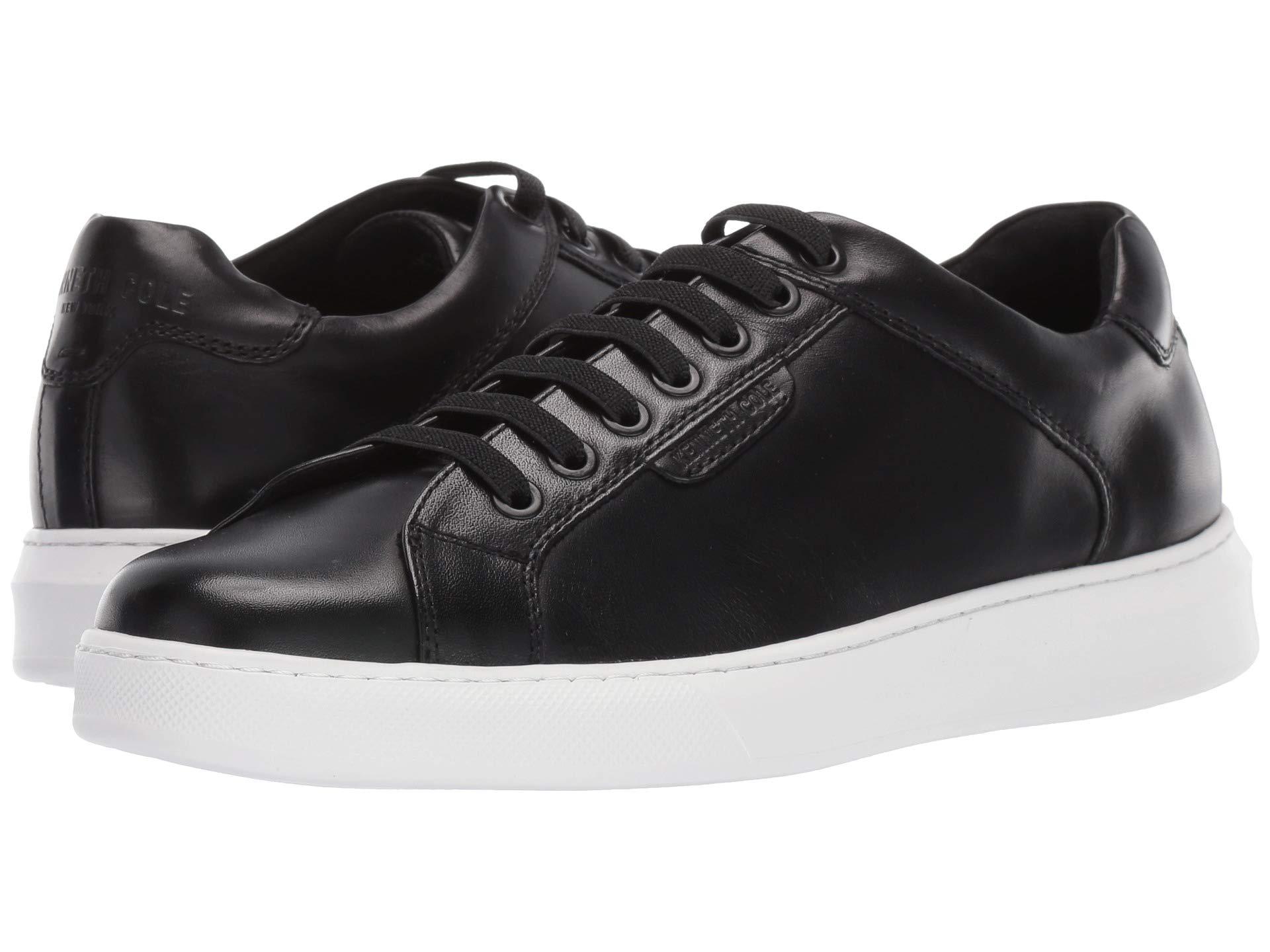 Kenneth Cole Leather Liam Sneaker in Black for Men - Lyst