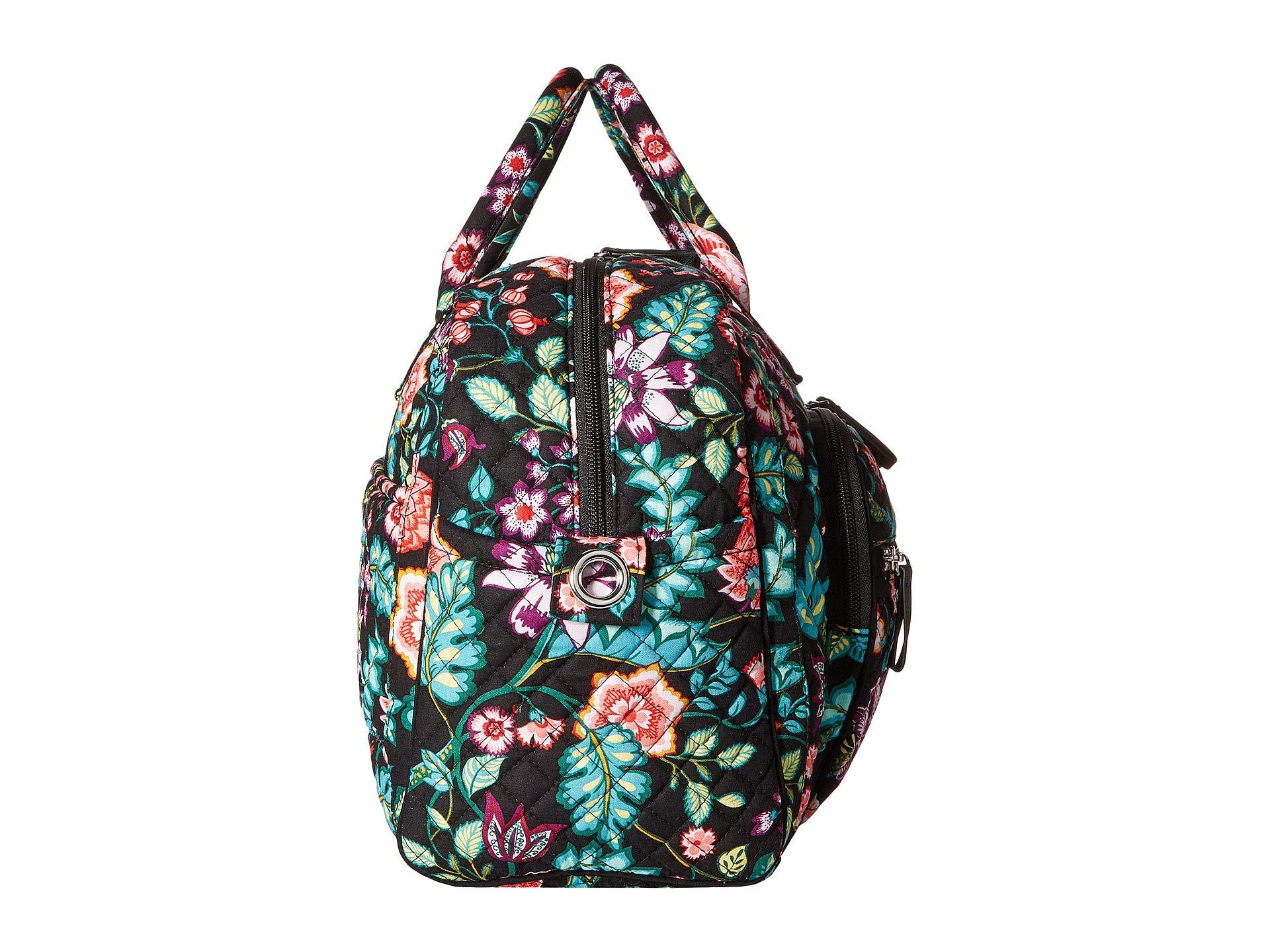 Vera Bradley Iconic Compact Weekender Travel Bag in Black Lyst