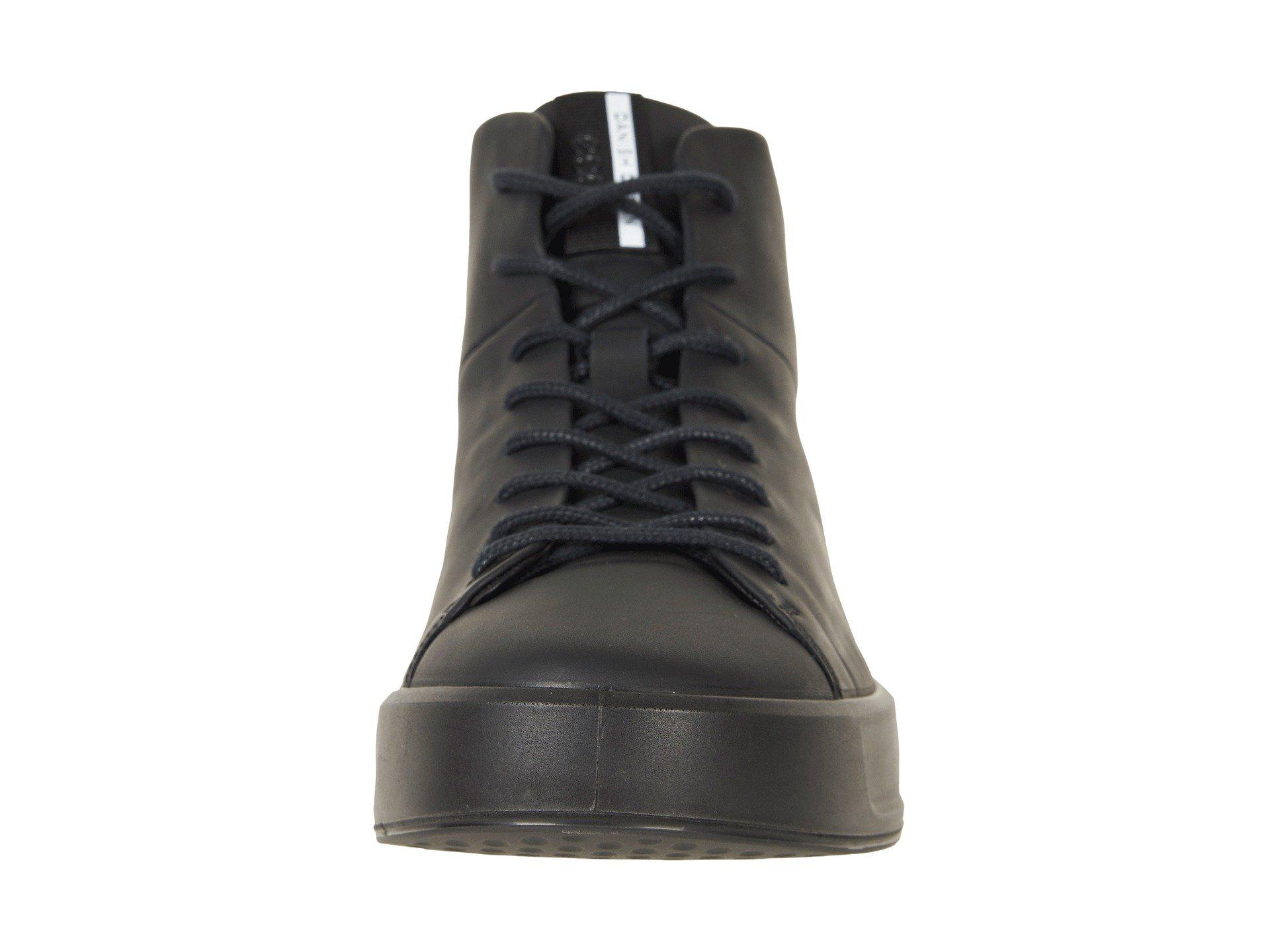 Ecco Leather Soft 8 High Top (black 2 