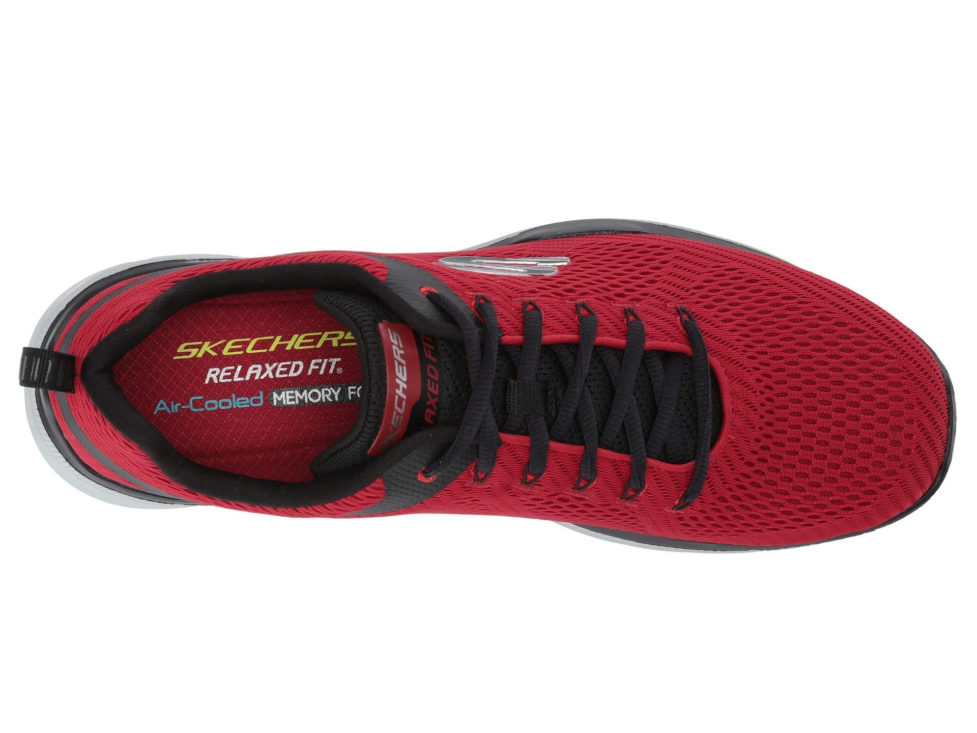 Skechers Synthetic Equalizer 3.0-52927, Low Top Trainers in Red, Black  (Red) for Men | Lyst