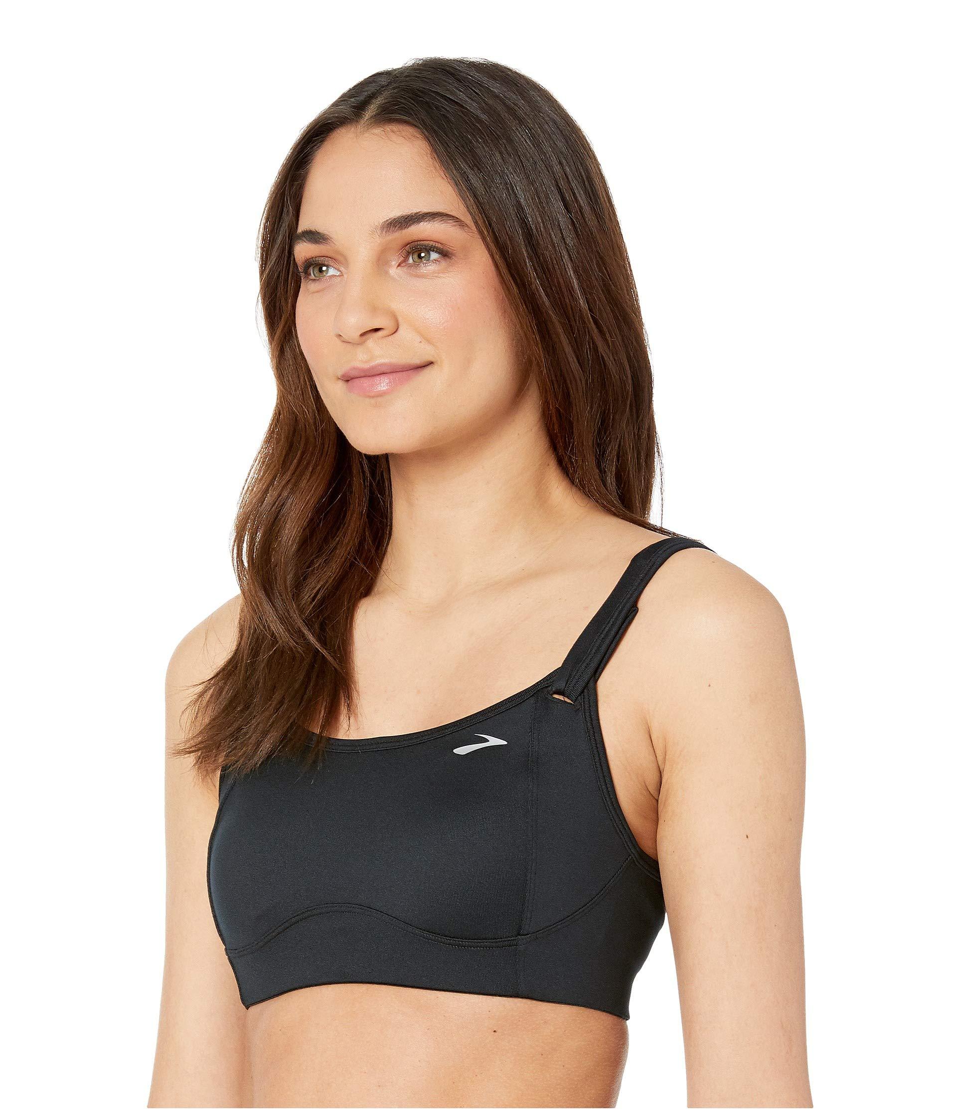 Brooks Synthetic Fiona Bra Moving Comfort in Black Lyst
