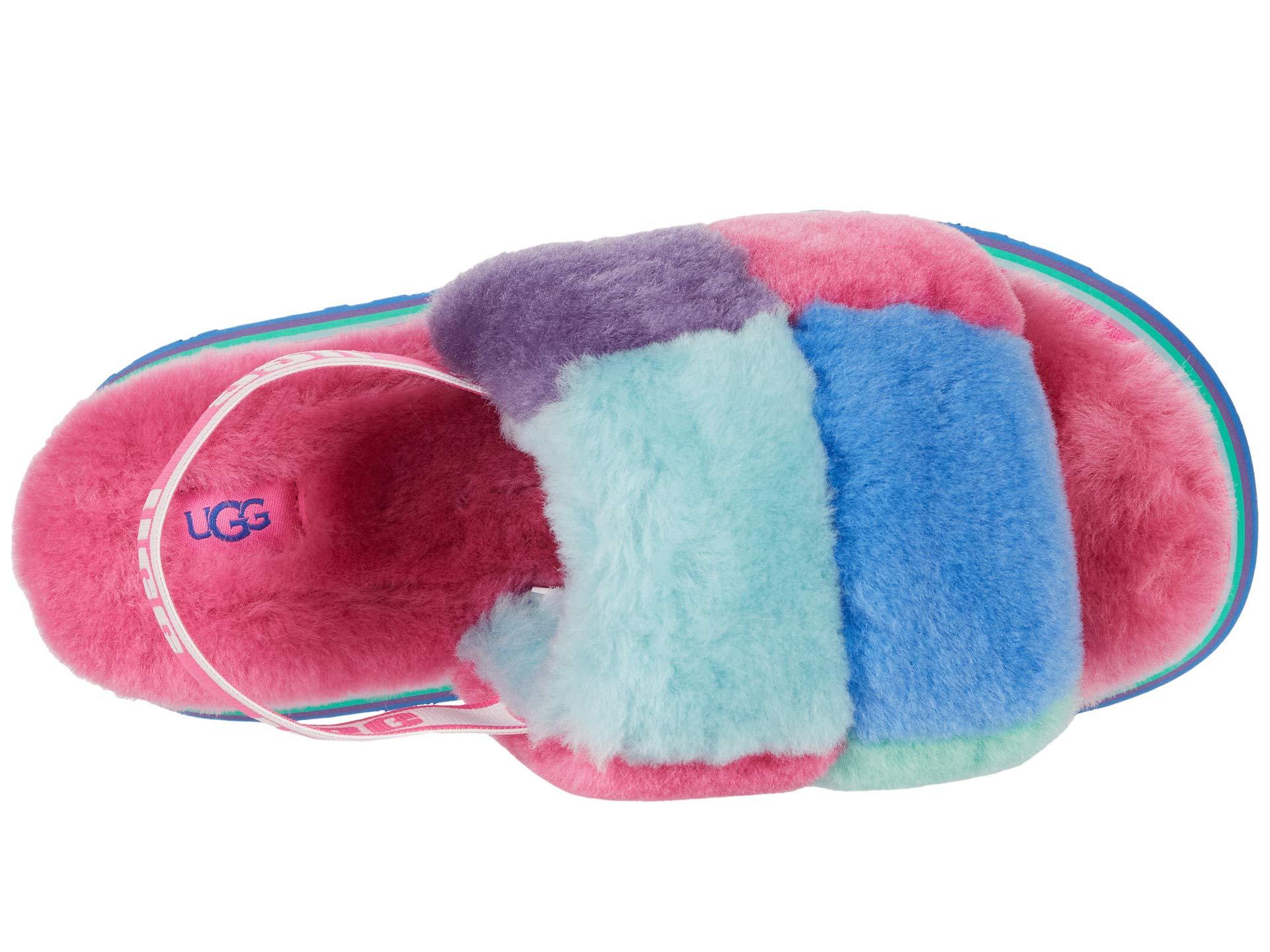 ugg disco checker slide blue