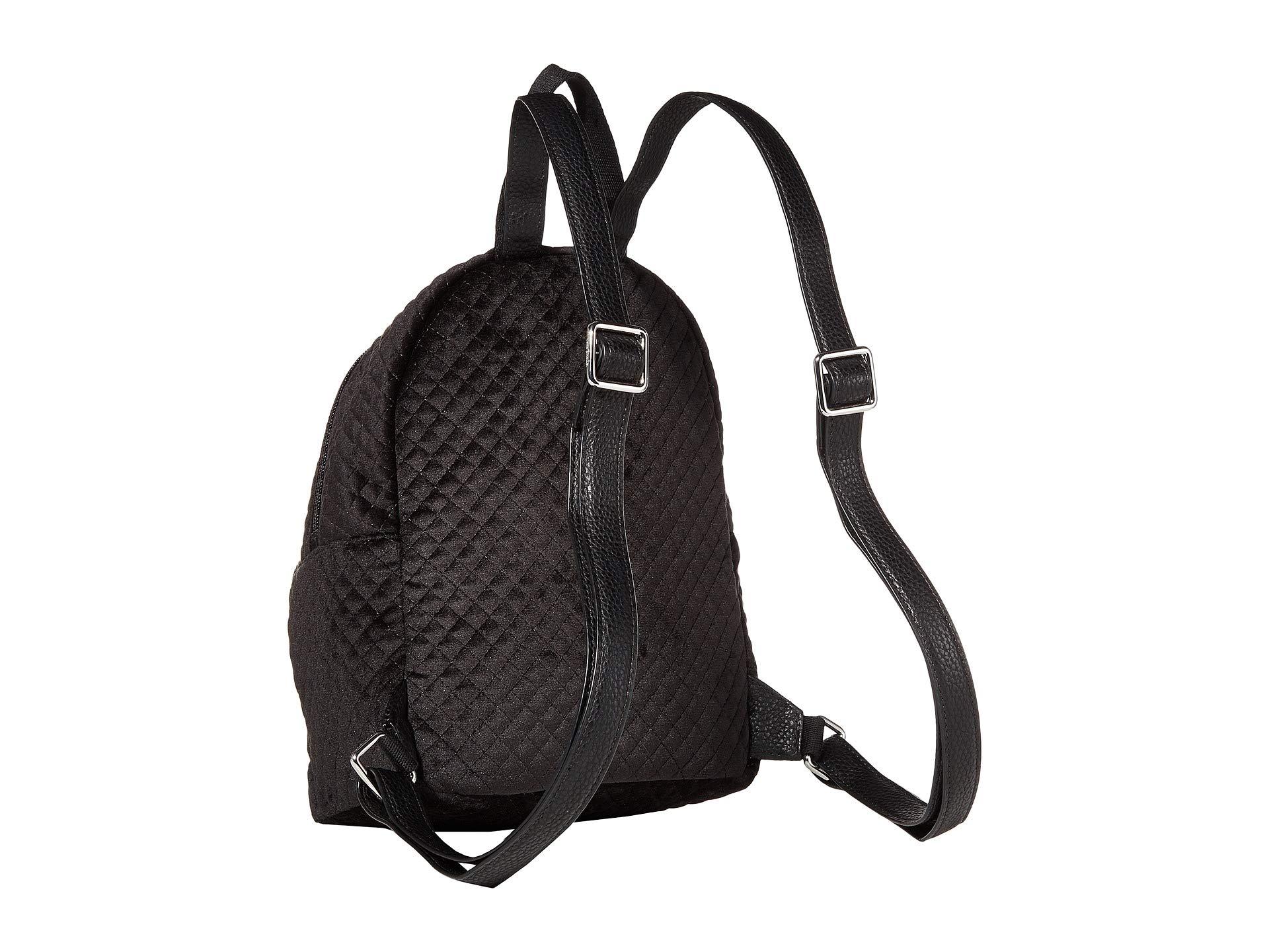 vera bradley black mini backpack