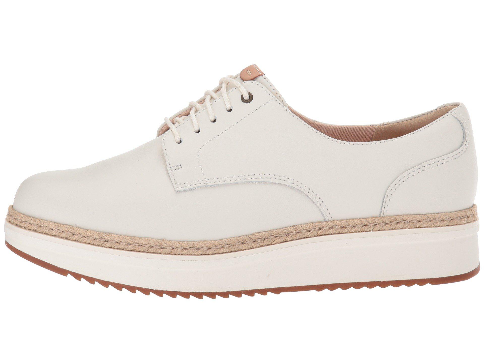 Clarks Leather Teadale Rhea in White Leather (White) - Lyst