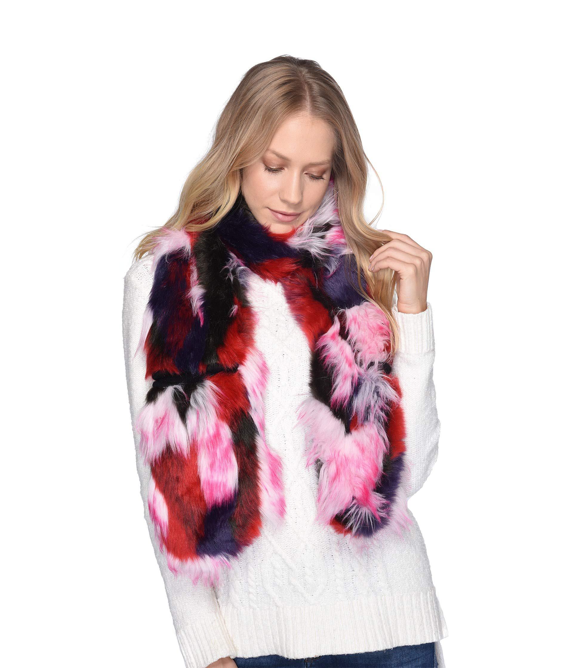 ugg faux fur scarf