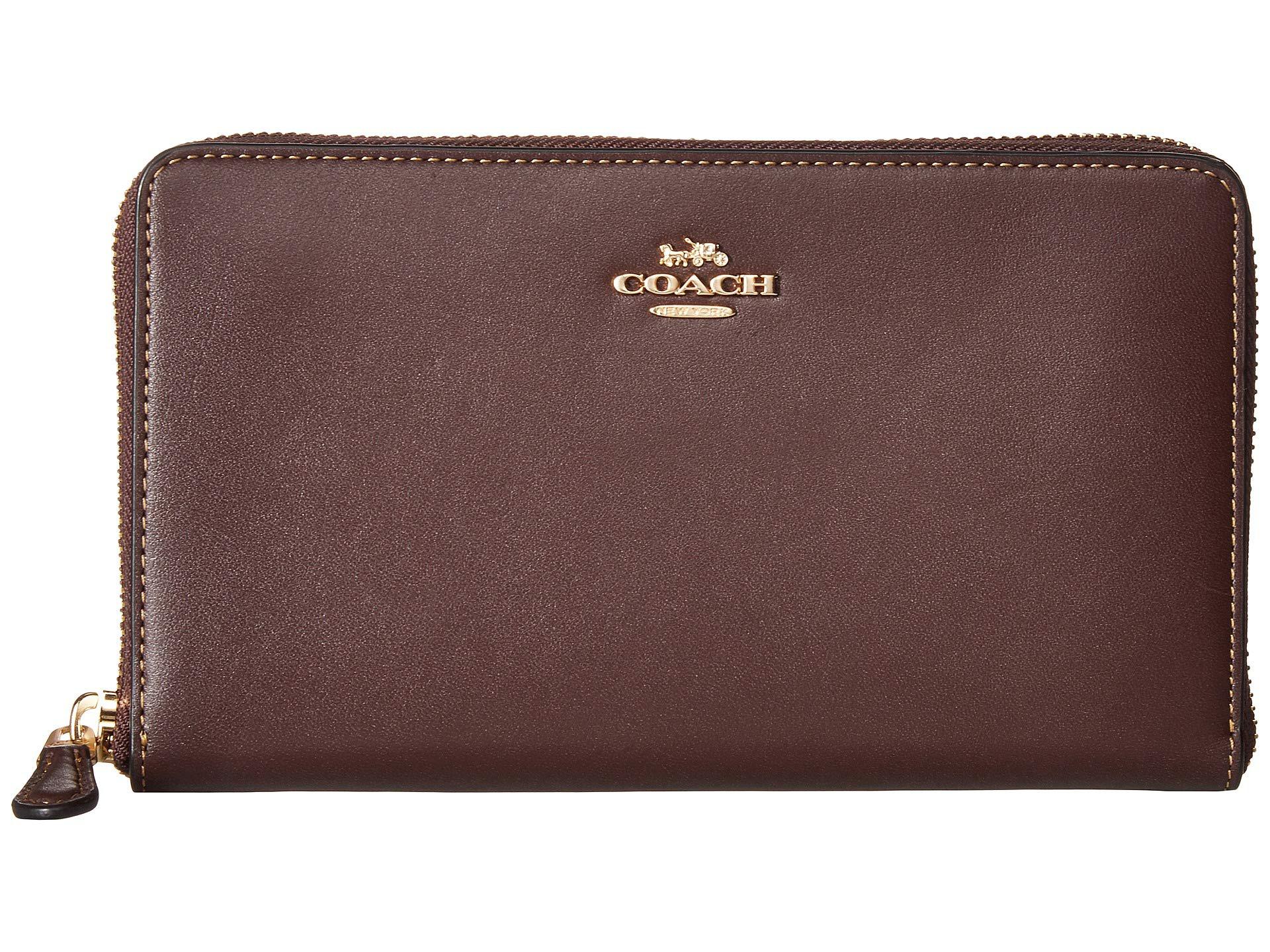 COACH Continental Wallet (gd/black) Wallet Handbags Lyst