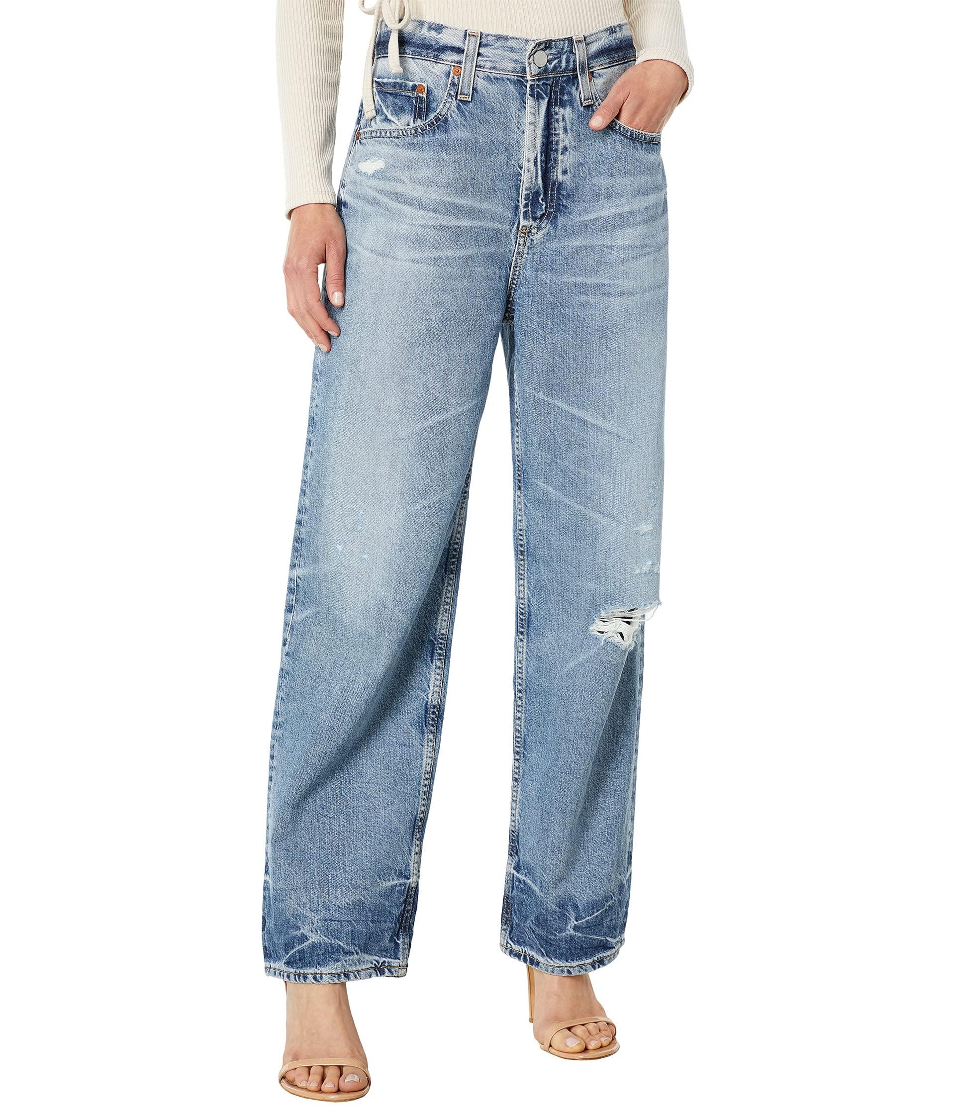 AG Jeans Knox High-rise Baggy Boyfriend In 24 Years A-list in Blue | Lyst