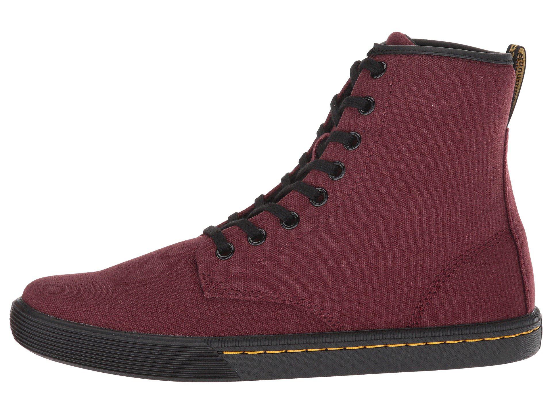 Dr. Martens Synthetic Sheridan Octavo (old Oxblood Canvas) Boots | Lyst