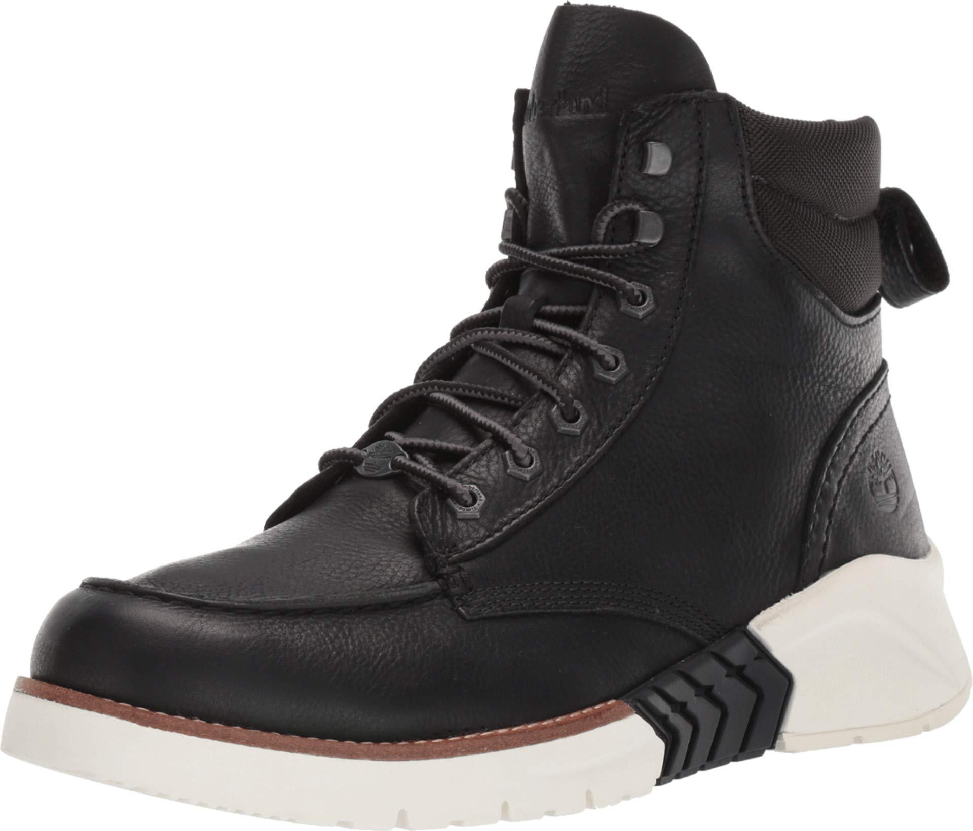 Timberland Leather M.t.c.r. Moc Toe Boot in Black for Men - Lyst